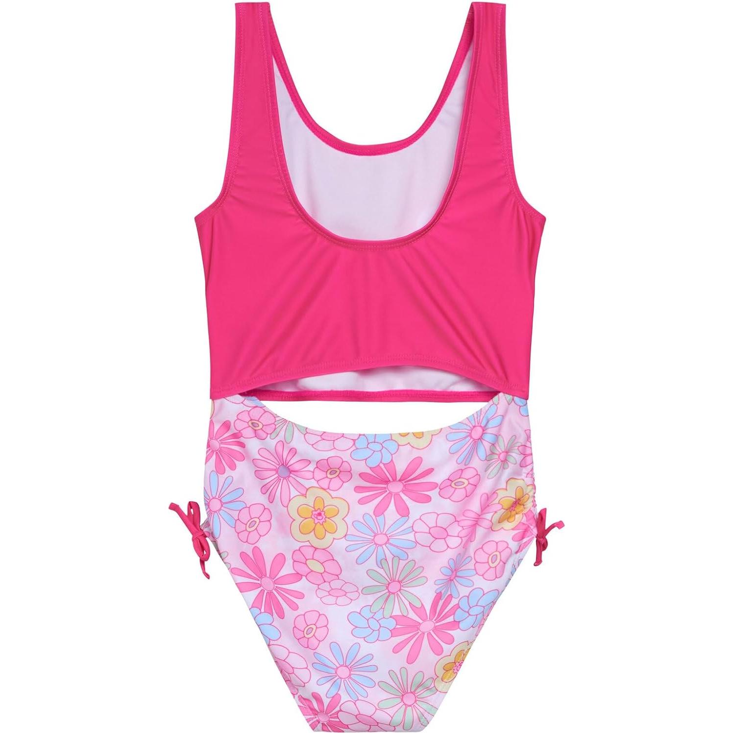 Traje de baño Barbie para niñas 4-16 UPF 50+ rosa