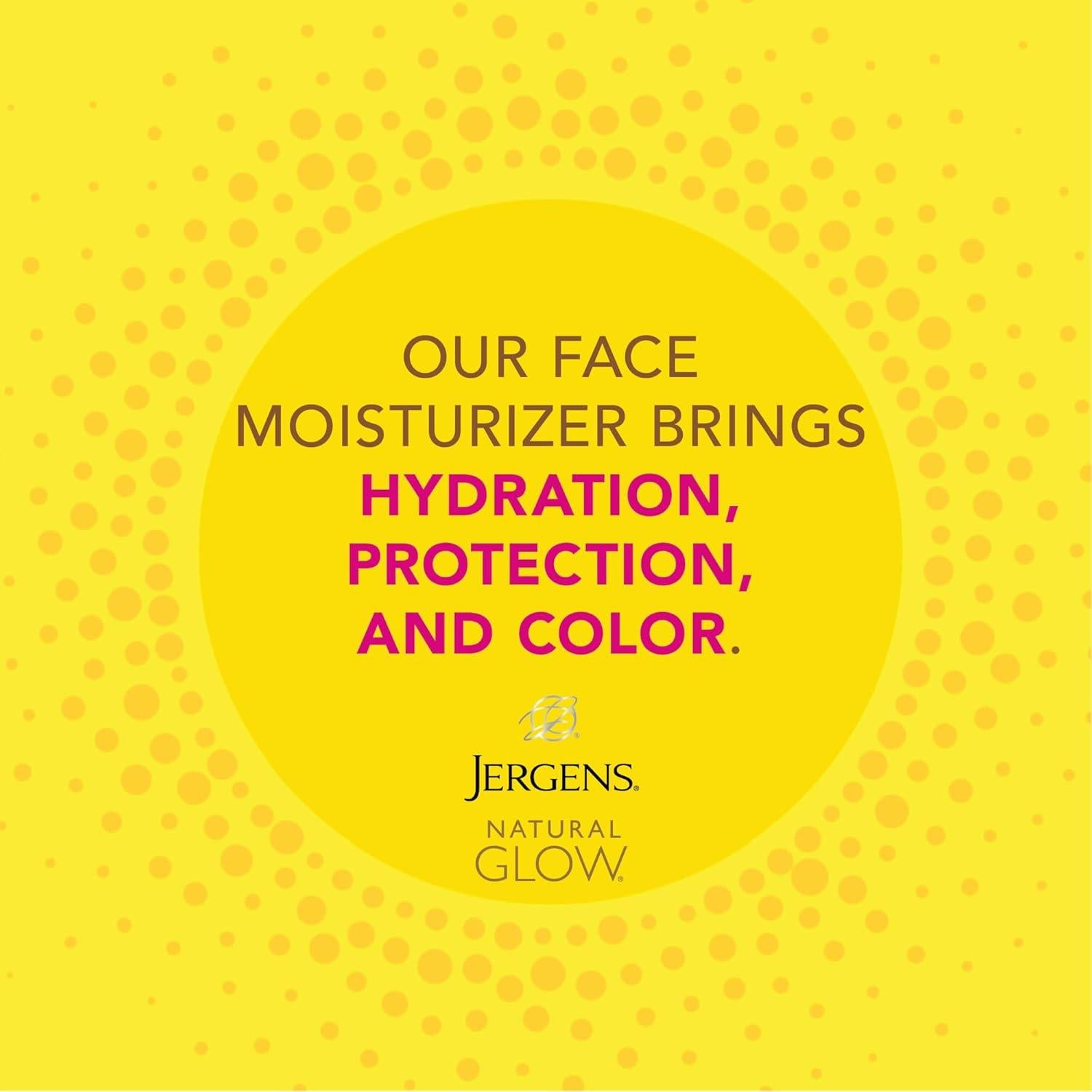 Hidratante Facial Autobronceador Jergens Natural Glow SPF 20 59 ml