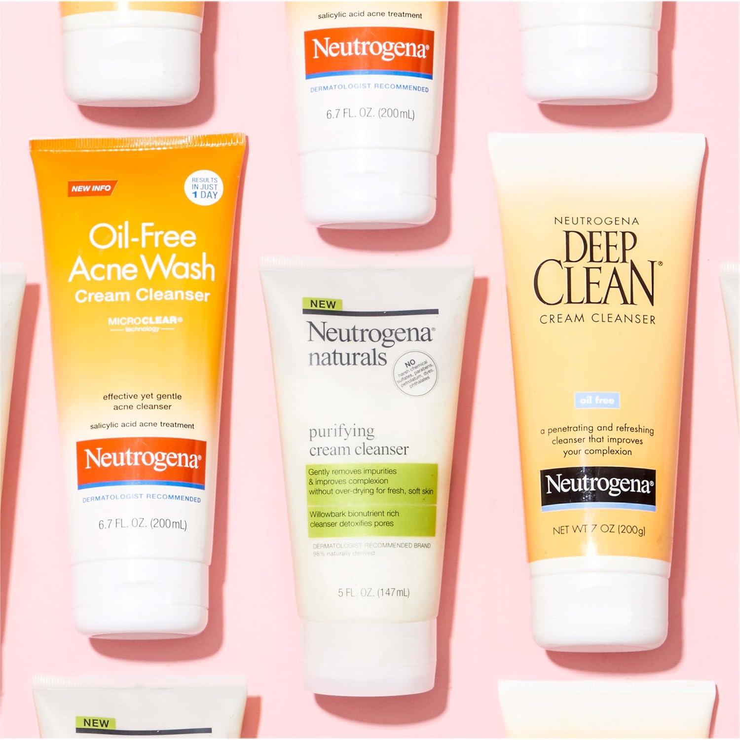 Limpiador Facial Neutrogena 198.4 ml Sin Aceite para Acné 2% Ácido Salicílico