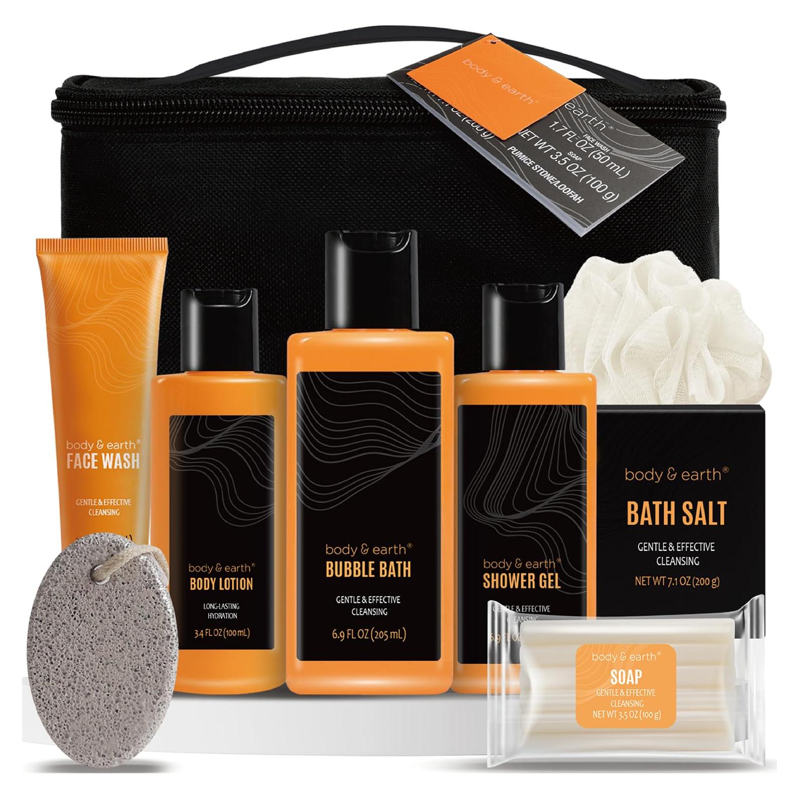 Set de Baño para Hombres Body & Earth Aroma Cítricos