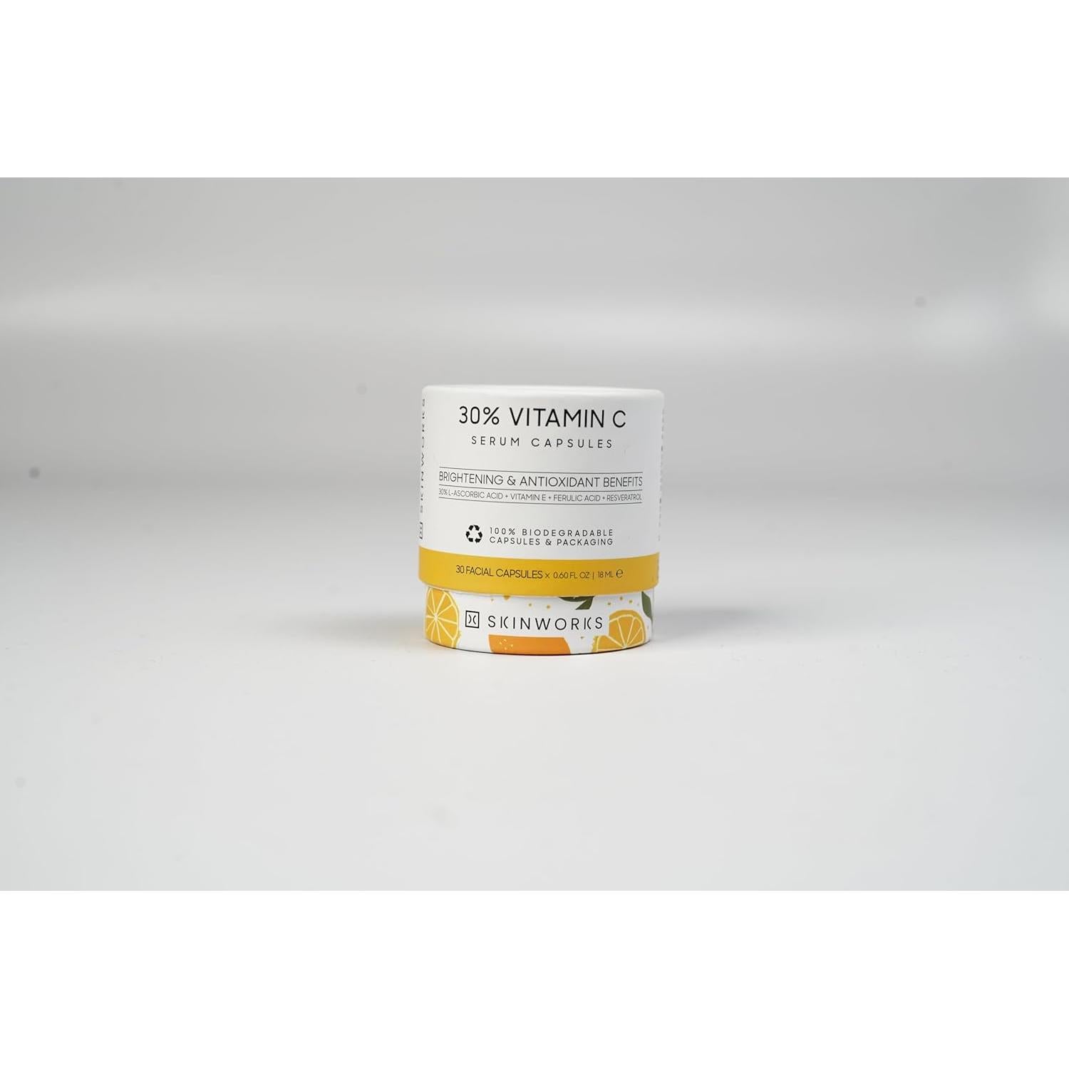 Sérum Facial 30% Vitamina C Skinworks - 30 Cápsulas Iluminadoras