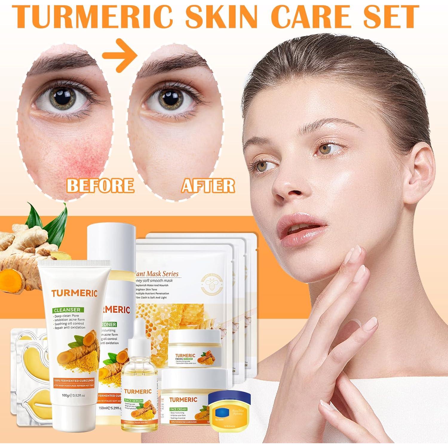 Juego de Cuidado de la Piel 11PCS LZYLLS con Limpiador y Más