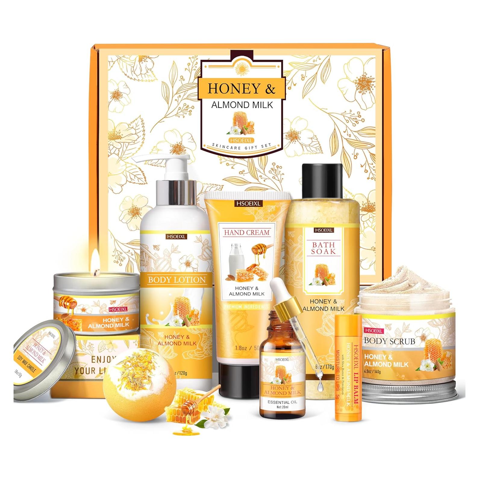 Set de Regalo de Spa para Mujeres HSOEIXL - 9 Piezas de Cuidado Personal