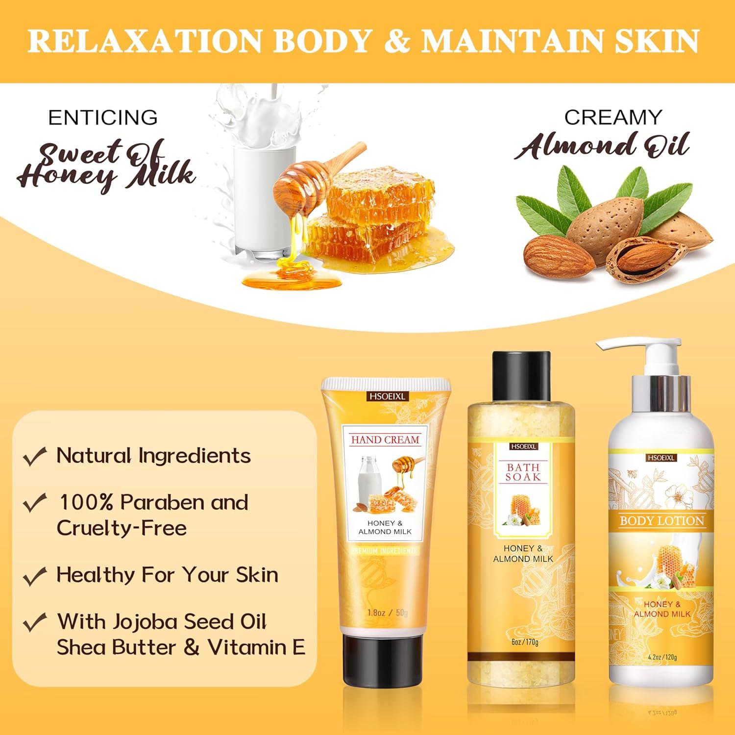 Set de Regalo de Spa para Mujeres HSOEIXL - 9 Piezas de Cuidado Personal