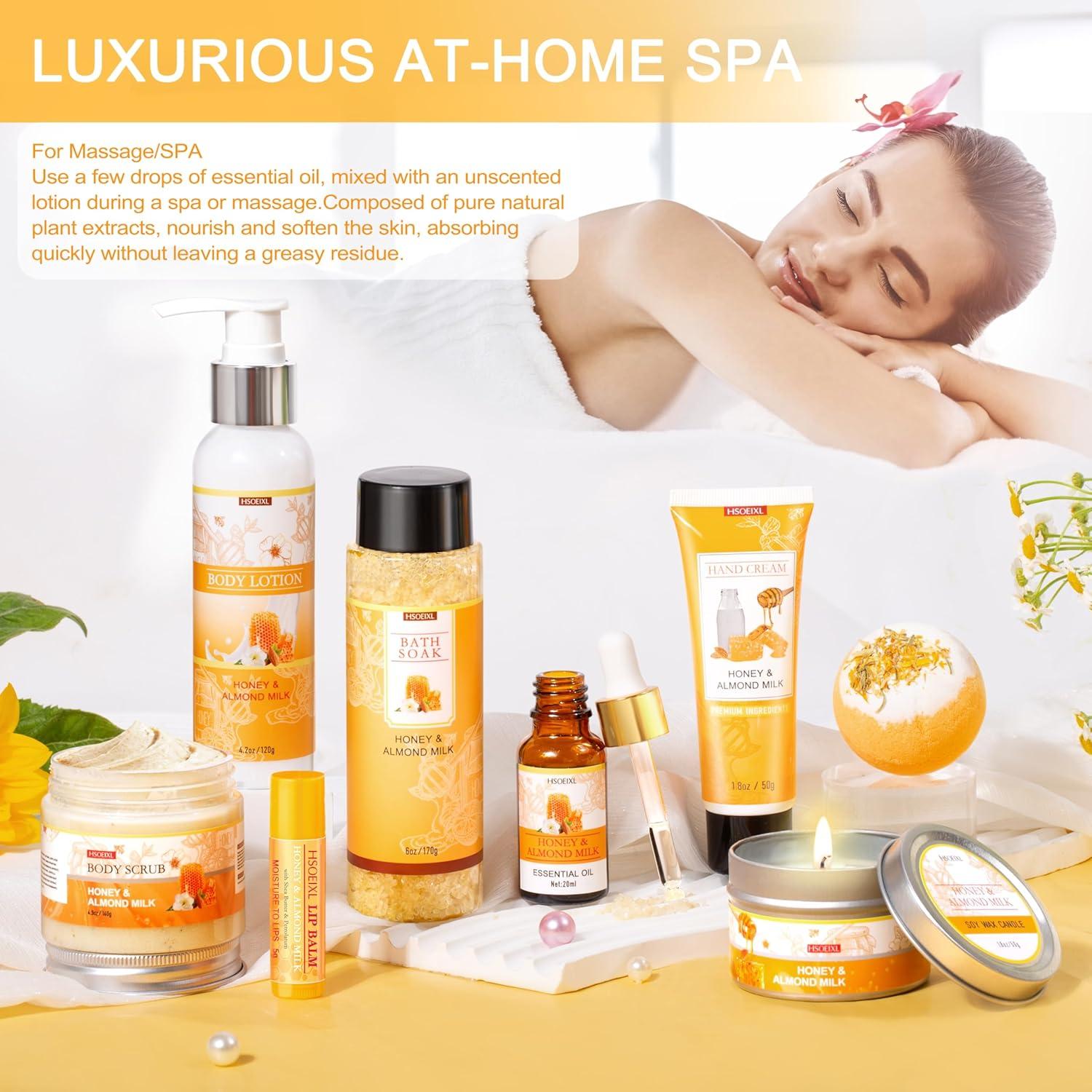 Set de Regalo de Spa para Mujeres HSOEIXL - 9 Piezas de Cuidado Personal