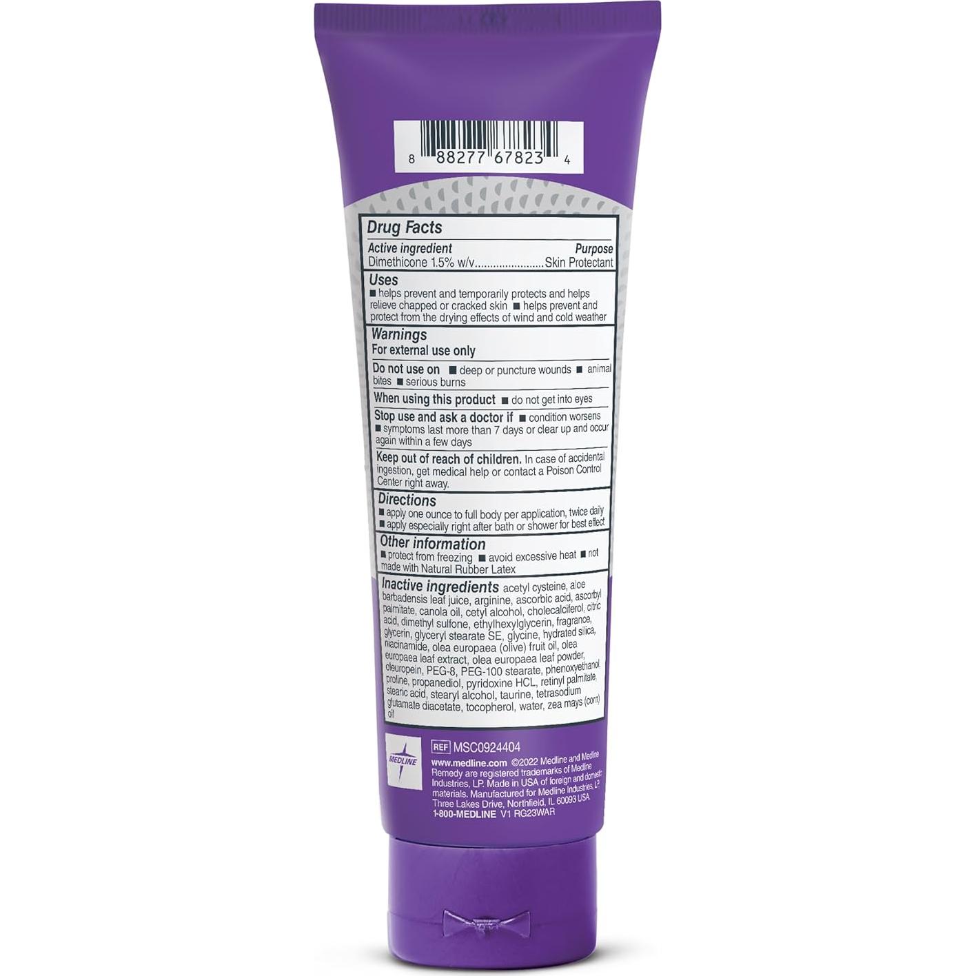 Crema Hidratante Medline Remedy 113 g para Piel Seca