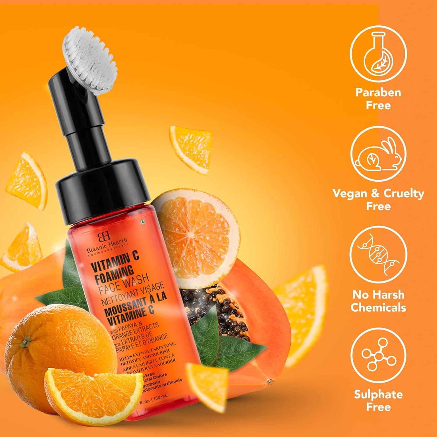 Limpiador Facial Espumoso Botanic Hearth Vitamina C 151.2 ml