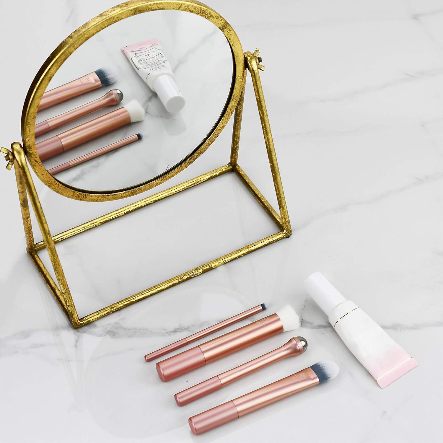 Set de Brochas de Maquillaje Real Techniques Prep y Prime - 4 Piezas