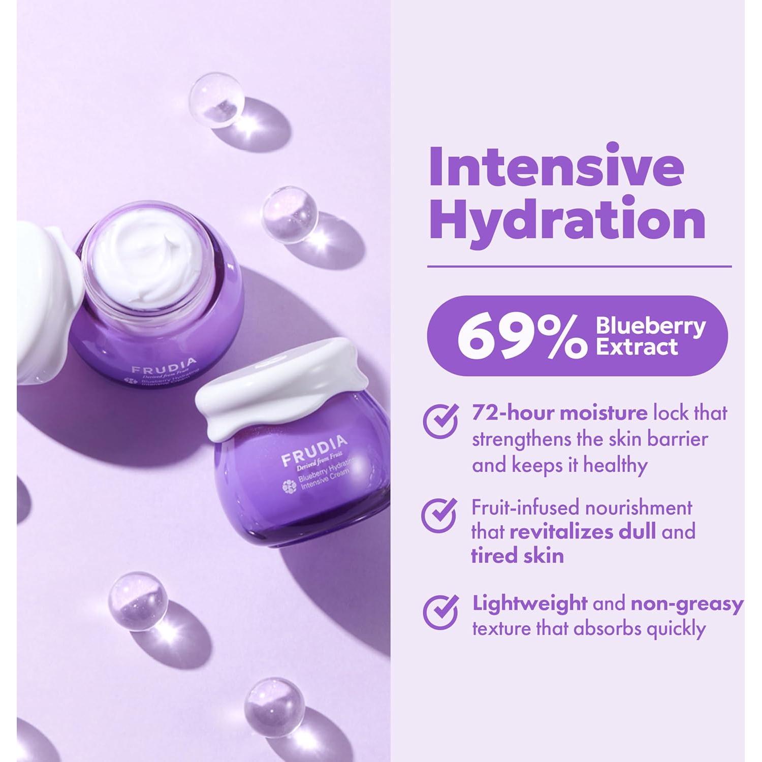 Crema Hidratante Facial Frudia Arándano 9.8 ml Vegana