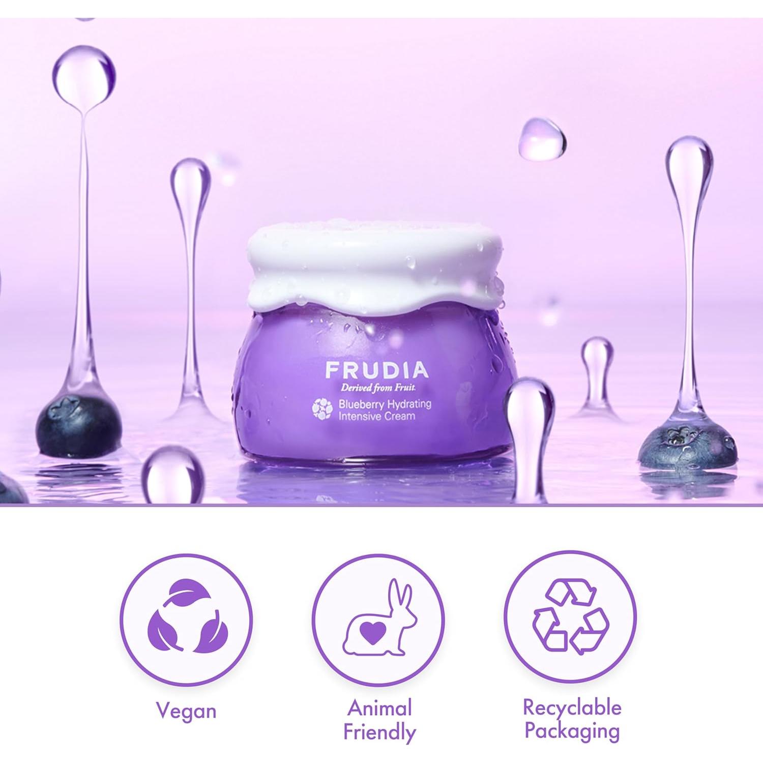 Crema Hidratante Facial Frudia Arándano 9.8 ml Vegana