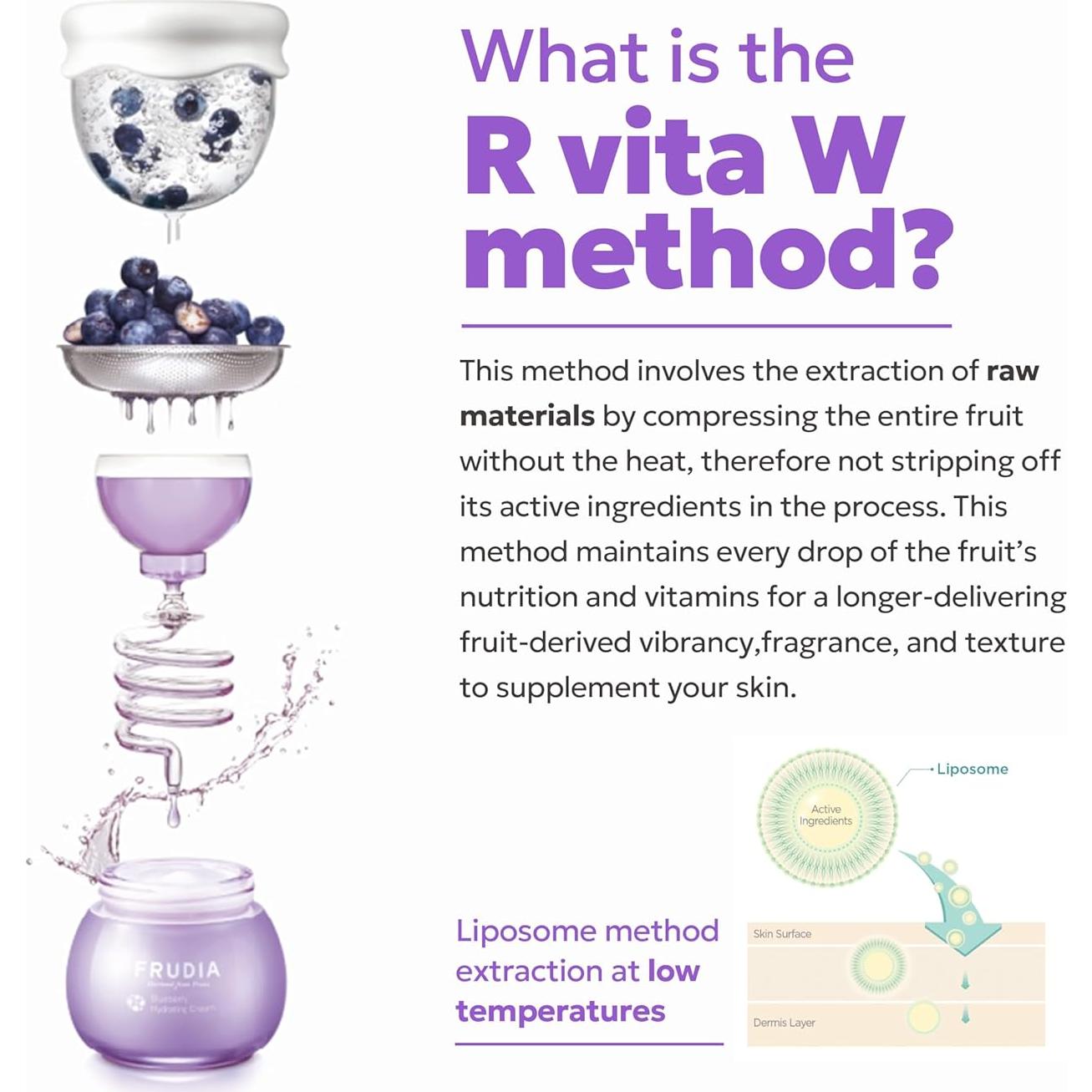 Crema Hidratante Facial Frudia Arándano 9.8 ml Vegana