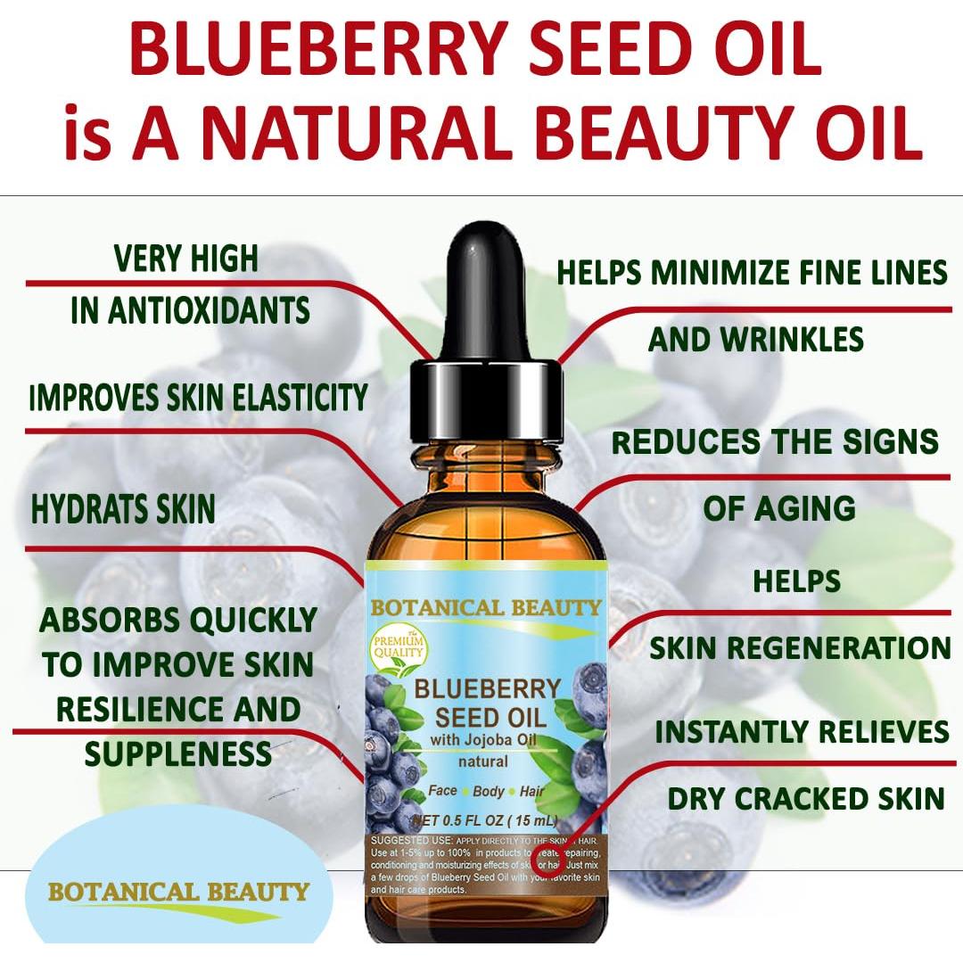 Aceite de Semilla de Arándano Virgen 15 ml - Hidratante Antienvejecimiento