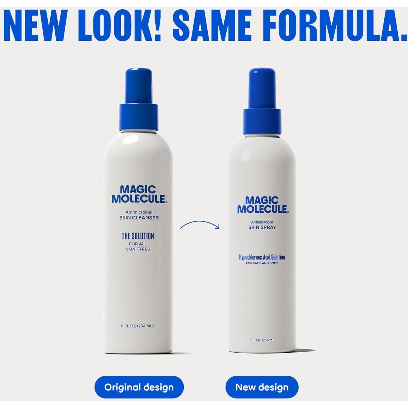 Limpiador Facial y Corporal Molécula Mágica 8 oz - Ácido Hipocloroso