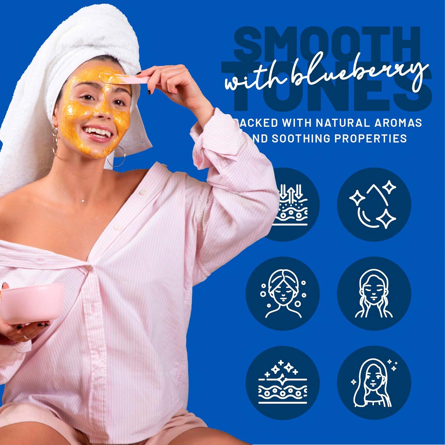 Máscara Facial Peel-Off BRÚN Arándano 680g Gel Hidratante