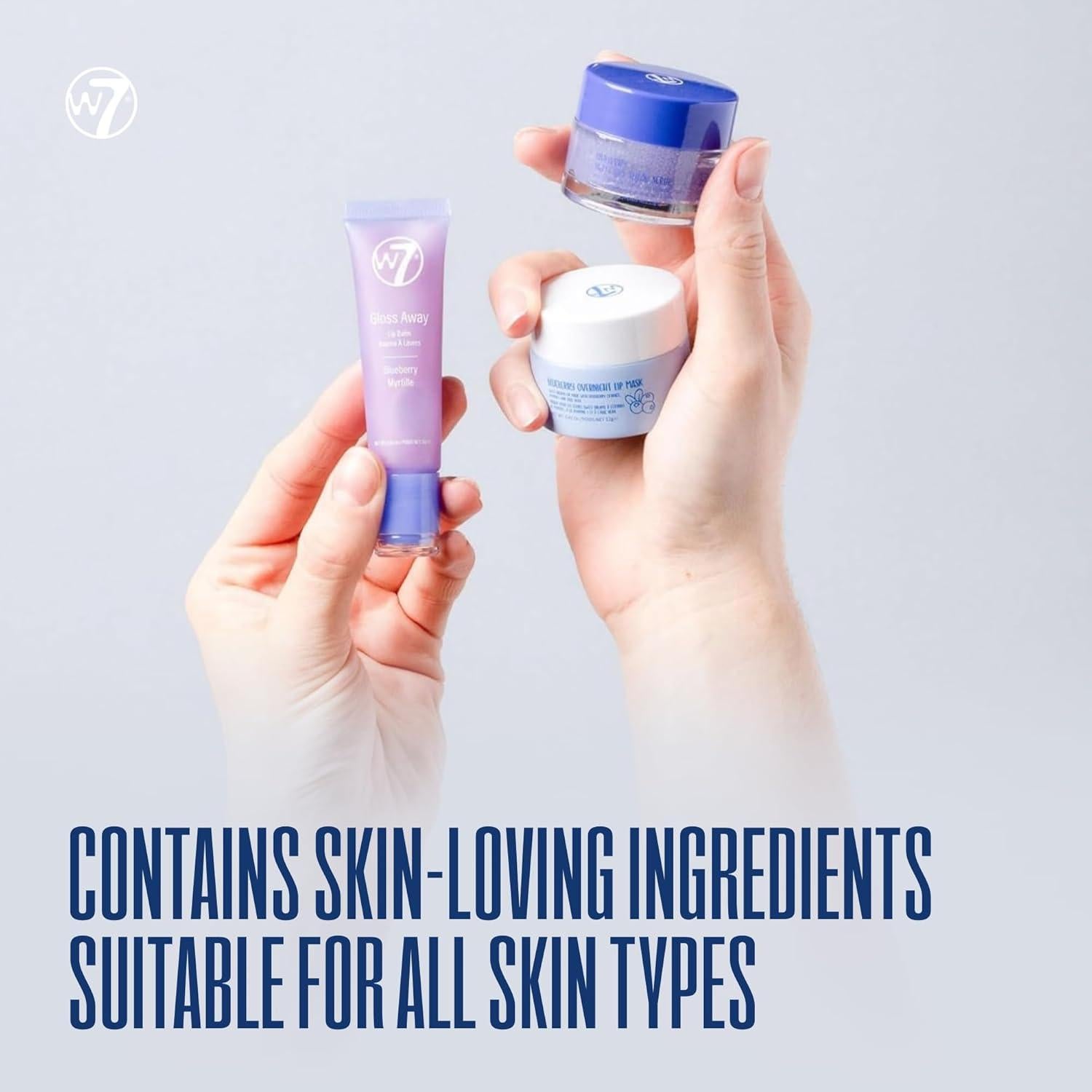 W7 Dulces Sueños Set de Cuidado Labial - 3 Piezas Arándano