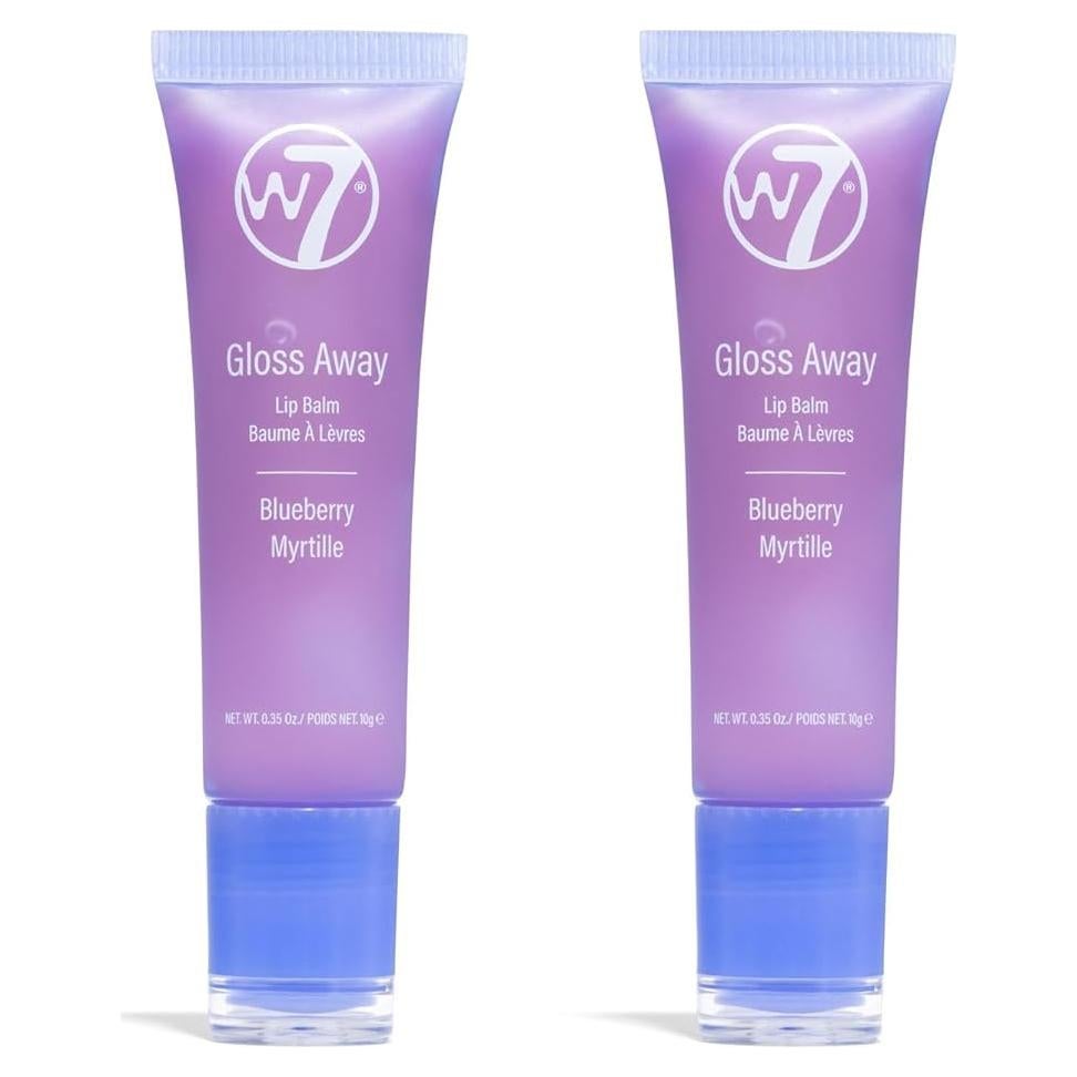 Bálsamo Labial W7 Gloss Away - Set 2 Piezas - Arándano