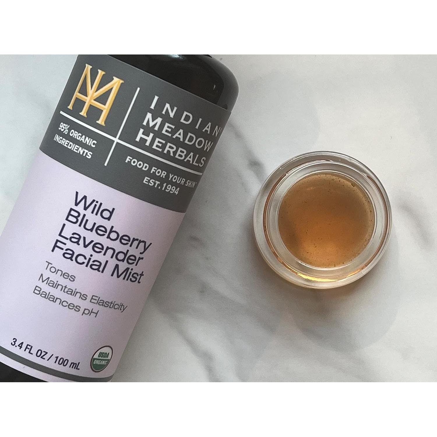 Mist Facial Orgánico Indian Meadow Herbals 100ml - Lavanda y Arándano