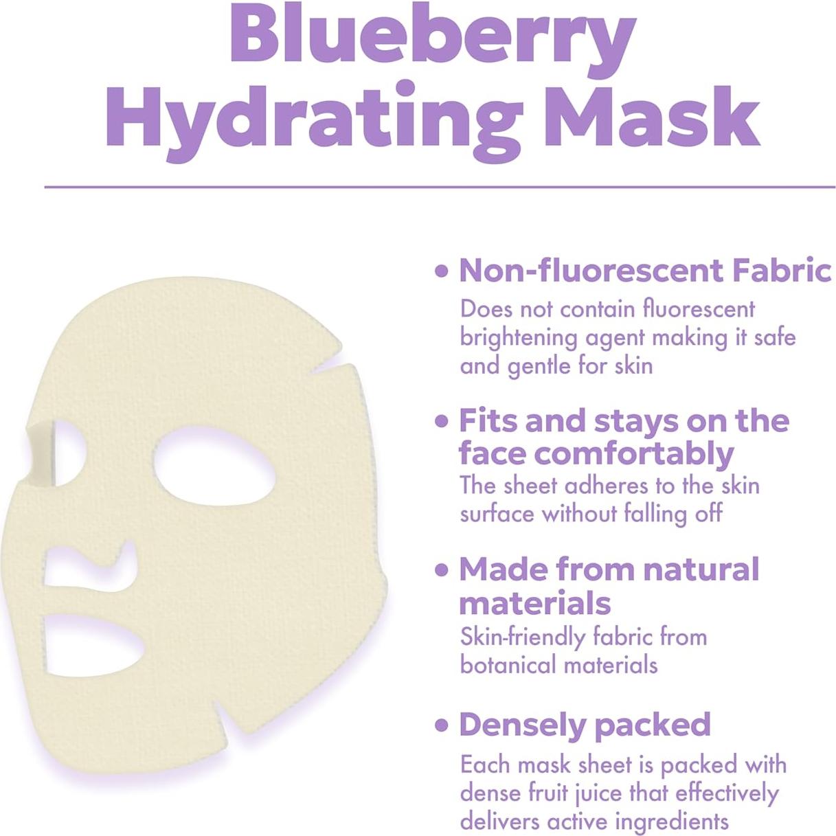 Máscaras Hidratantes FRUDIA Arándano 10 Unidades 55% Extracto