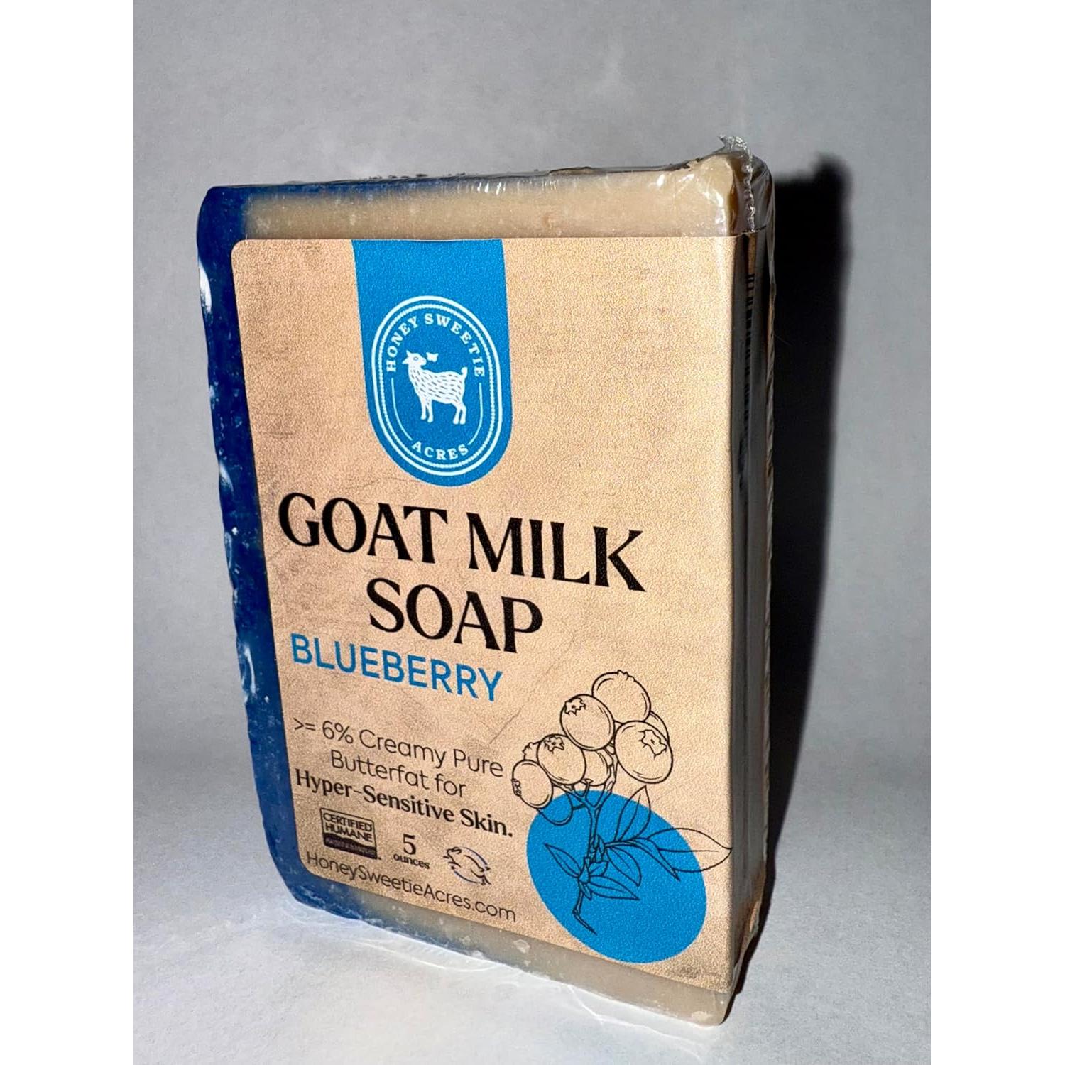 Jabón de Leche de Cabra Arándano Honey Sweetie Acres 141 g