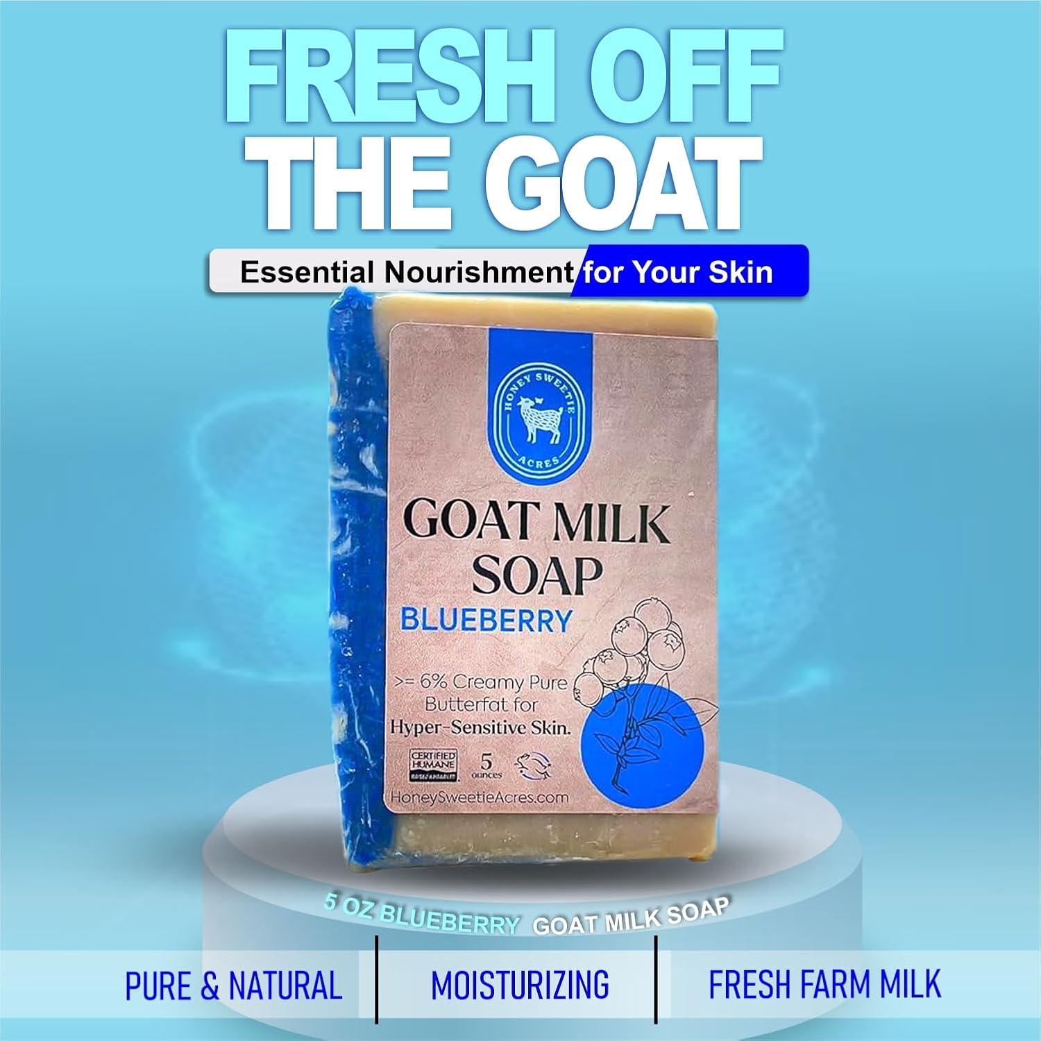 Jabón de Leche de Cabra Arándano Honey Sweetie Acres 141 g