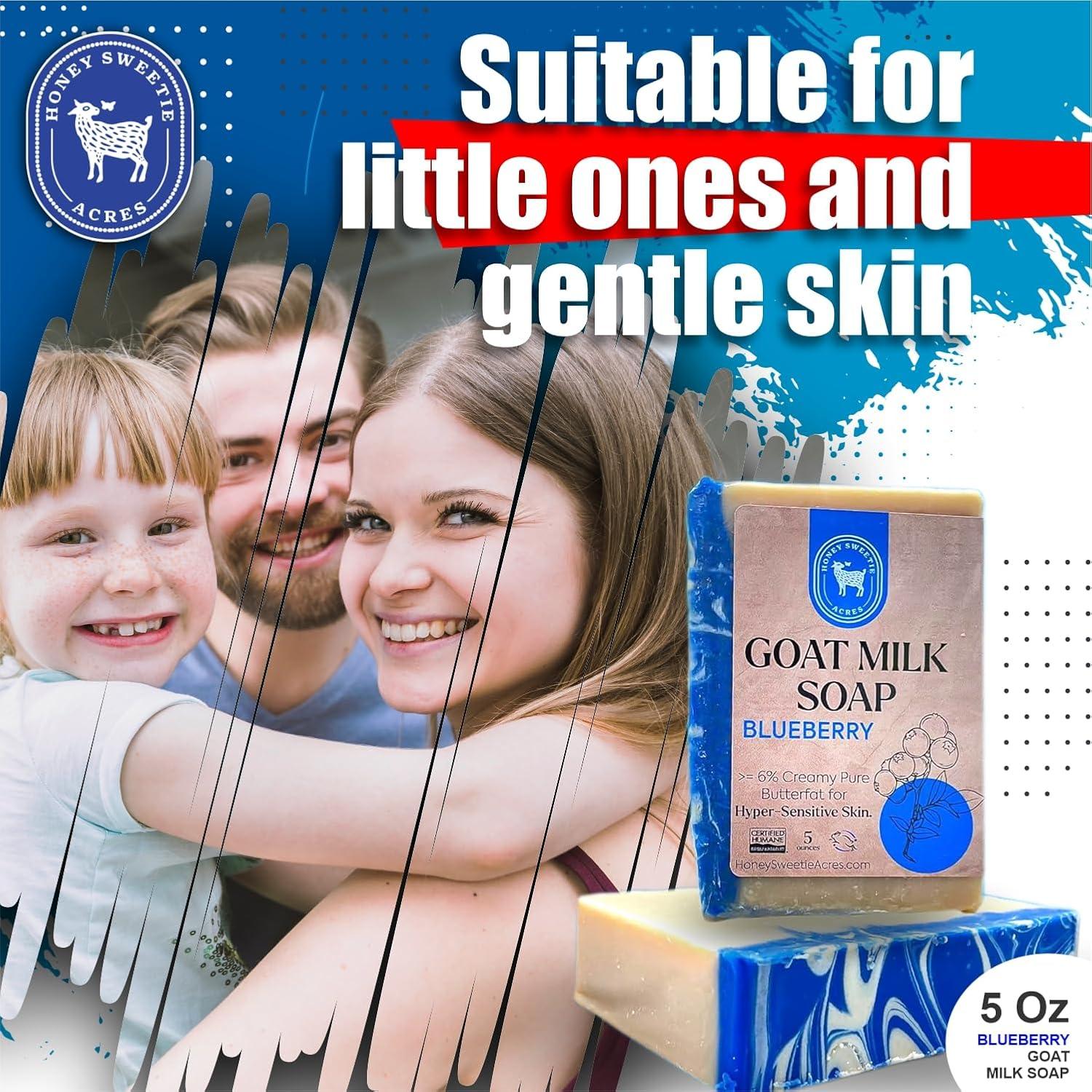 Jabón de Leche de Cabra Arándano Honey Sweetie Acres 141 g