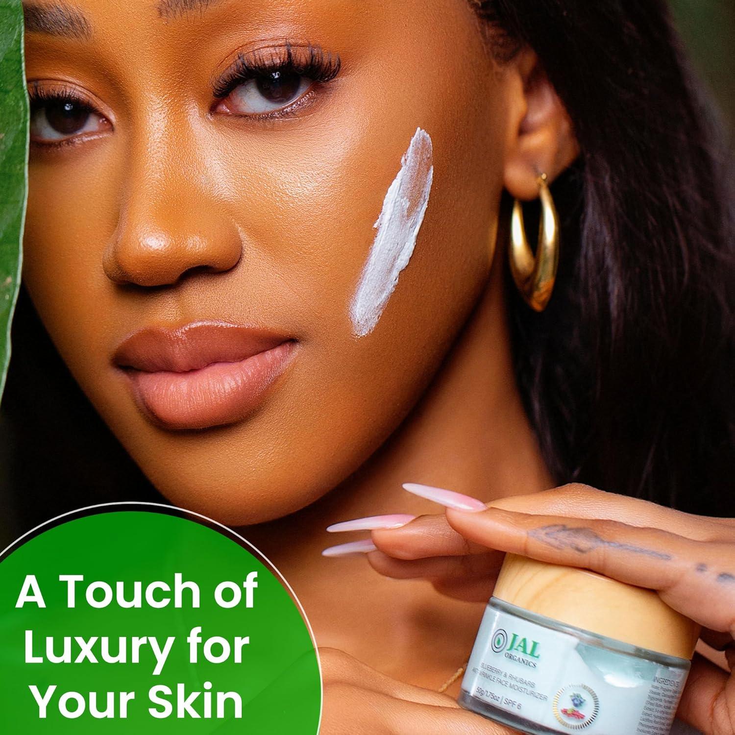 Set de Cuidado Facial 5 en 1 Jal Organics Arándano Ruibarbo