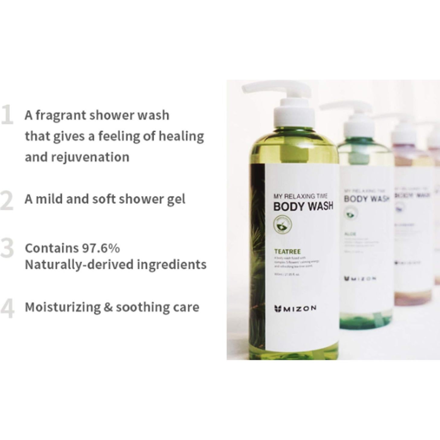 Gel de Ducha MIZON BLUEBERRY 765g - Hidratación y Suavidad