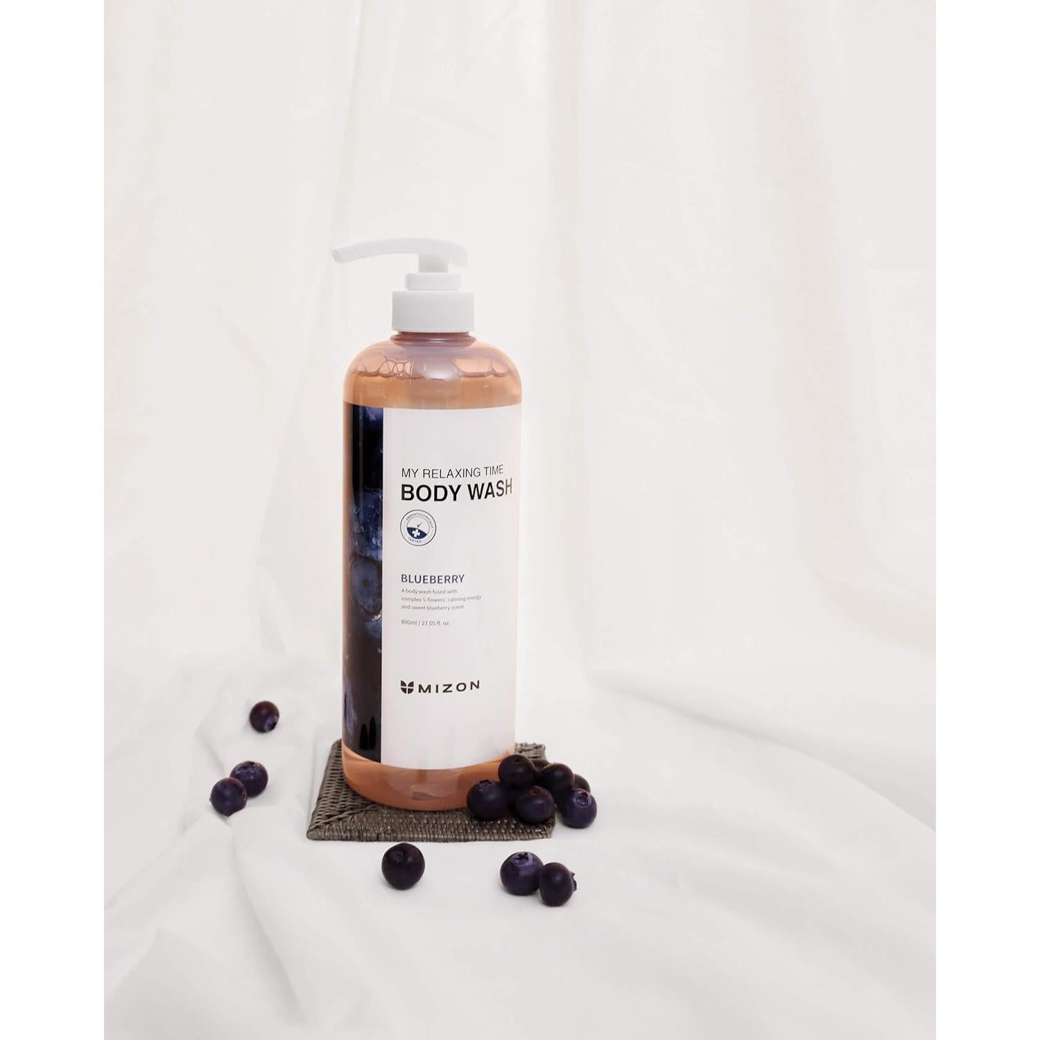 Gel de Ducha MIZON BLUEBERRY 765g - Hidratación y Suavidad