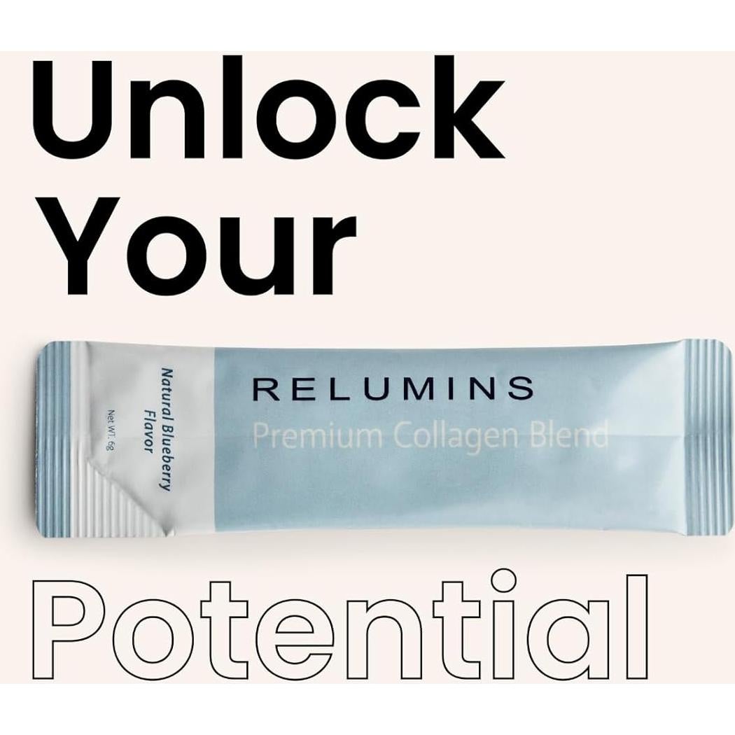 Colágeno Marino y Gluta-1000 Relumins - 10 Sobres + 60 Cápsulas