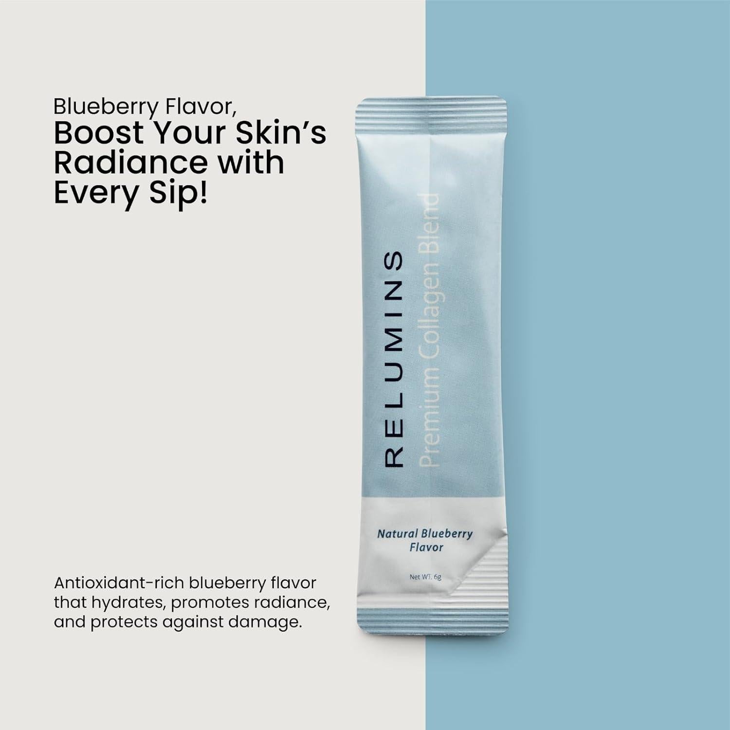 Colágeno Marino y Gluta-1000 Relumins - 10 Sobres + 60 Cápsulas