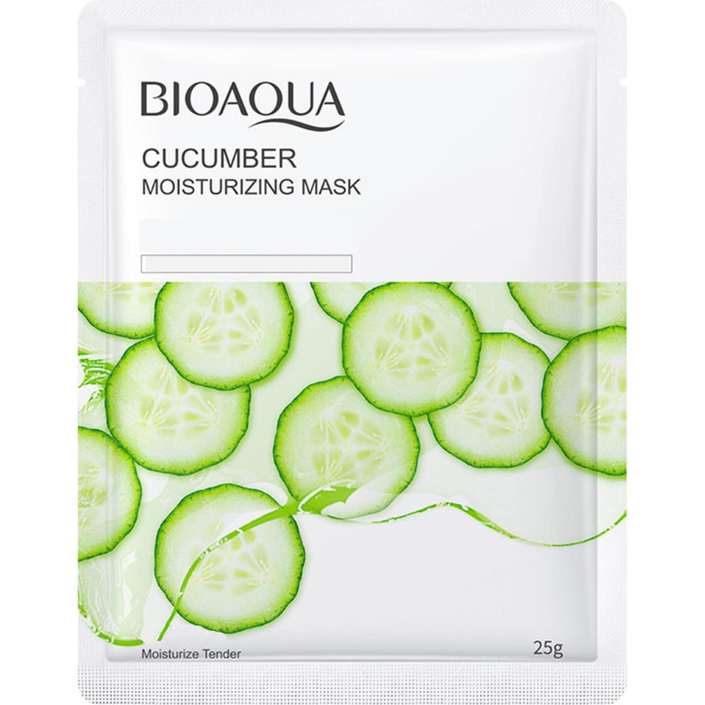 Mascarilla Hidratante BIOAQUA 25g x 8pcs - Frutas y Té Verde