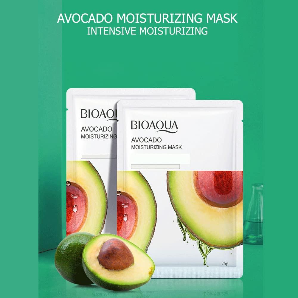 Mascarilla Hidratante BIOAQUA 25g x 8pcs - Frutas y Té Verde