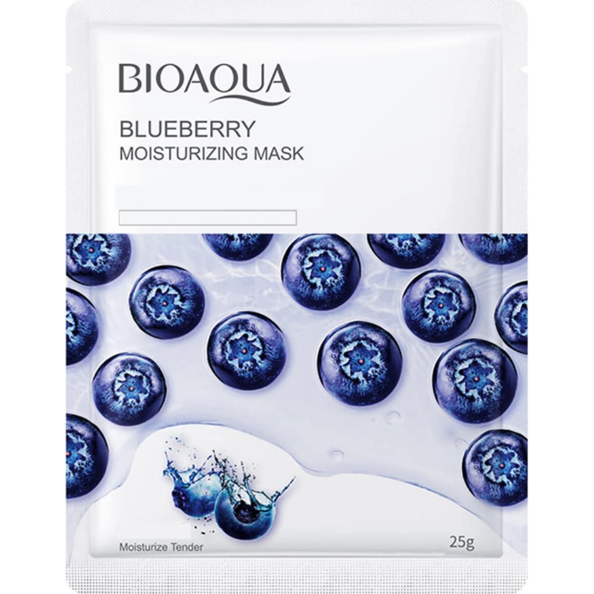 Mascarilla Hidratante BIOAQUA 25g x 8pcs - Frutas y Té Verde