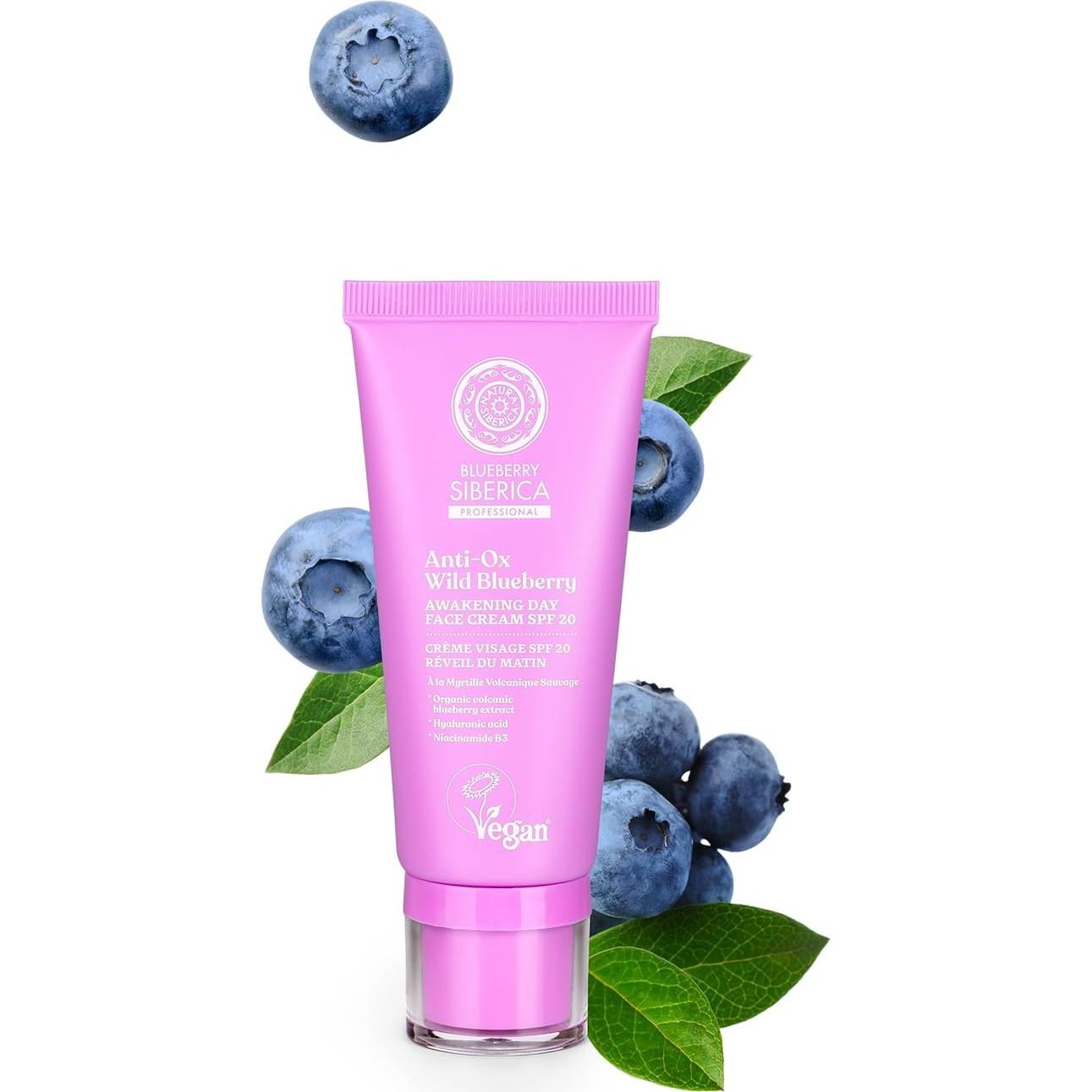 Crema Facial Diurna Natura Siberica Mora Silvestre SPF 20 50 ml