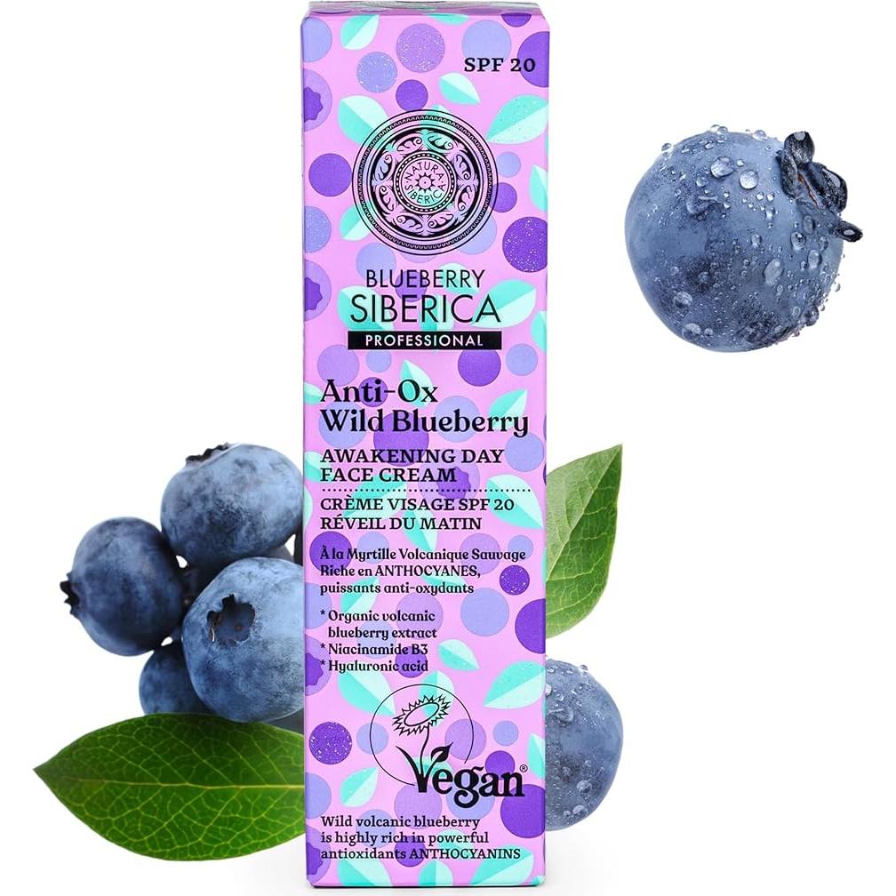 Crema Facial Diurna Natura Siberica Mora Silvestre SPF 20 50 ml