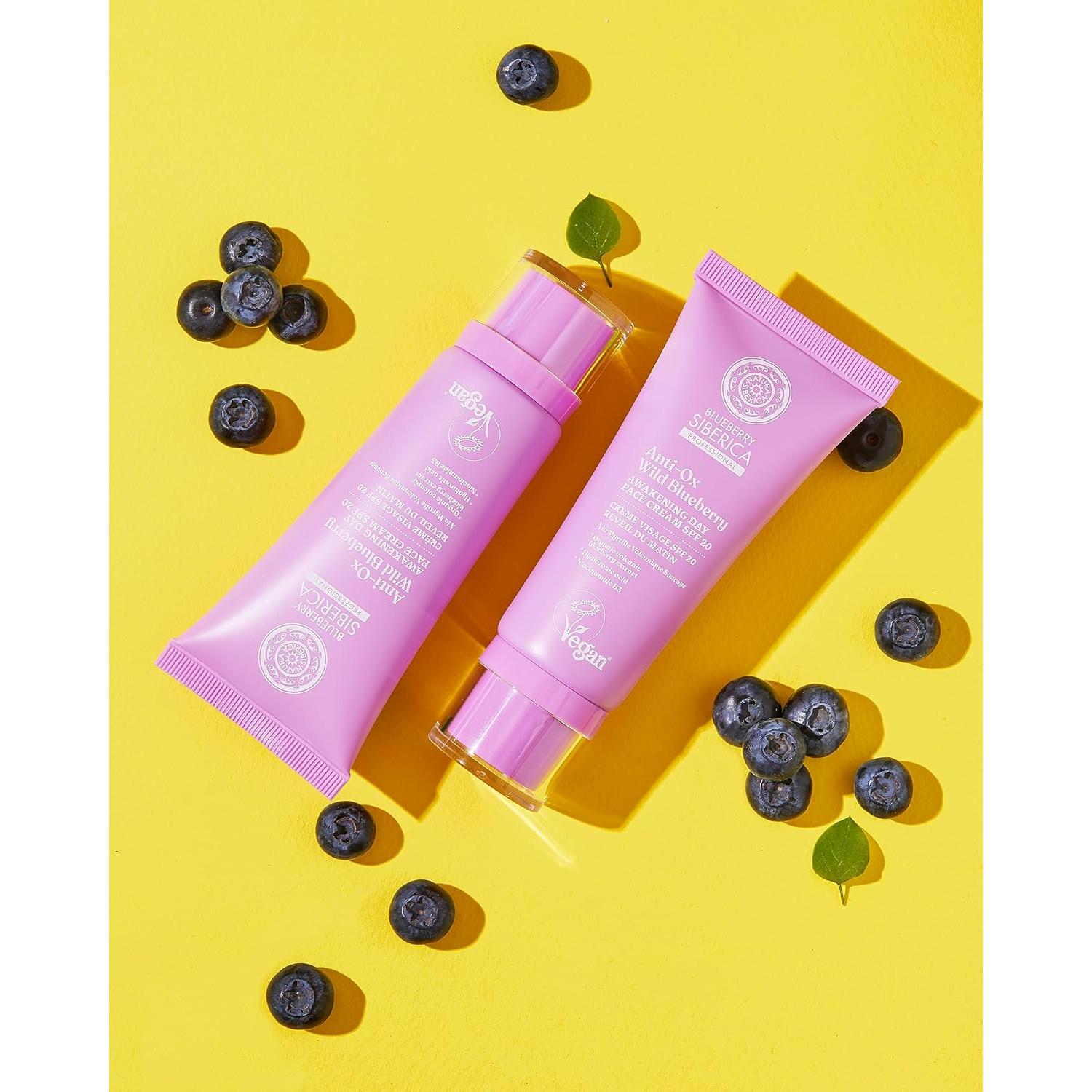 Crema Facial Diurna Natura Siberica Mora Silvestre SPF 20 50 ml