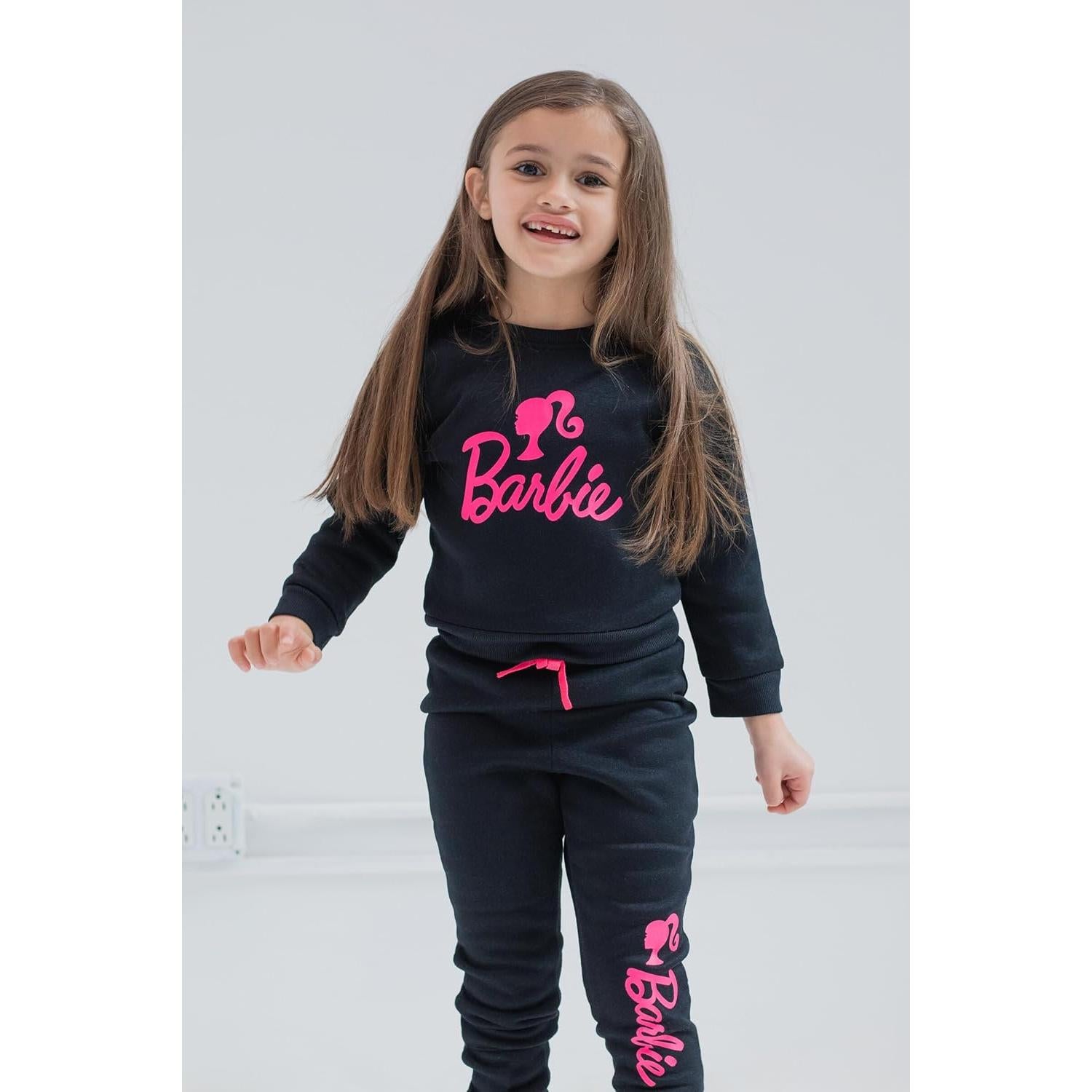 Conjunto Sudadera y Jogger Niñas Barbie 14-16 Negro