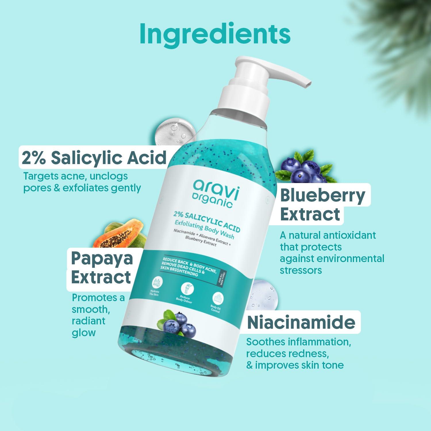 Gel de Ducha Exfoliante 2% Ácido Salicílico TRD 300 ml