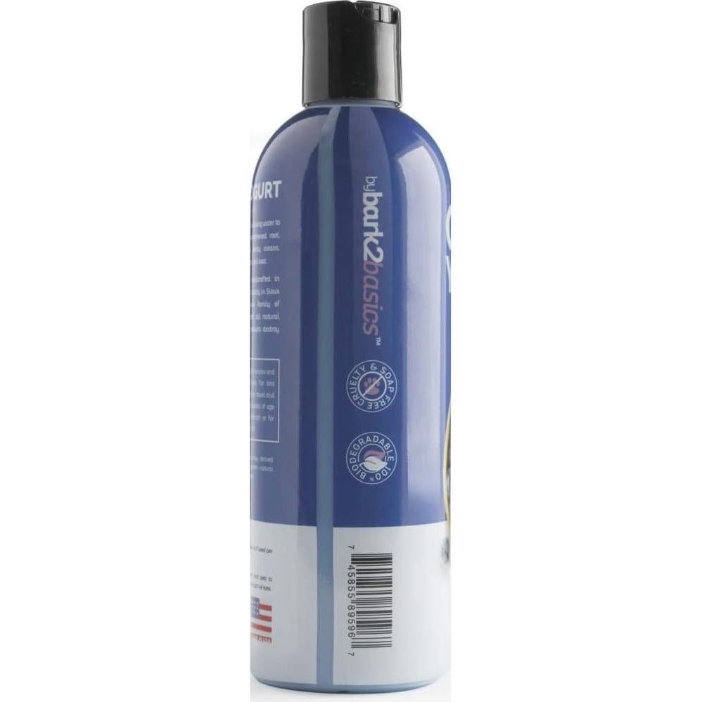 Champú para Mascotas Bark2Basics Yogur Griego Arándano 453g