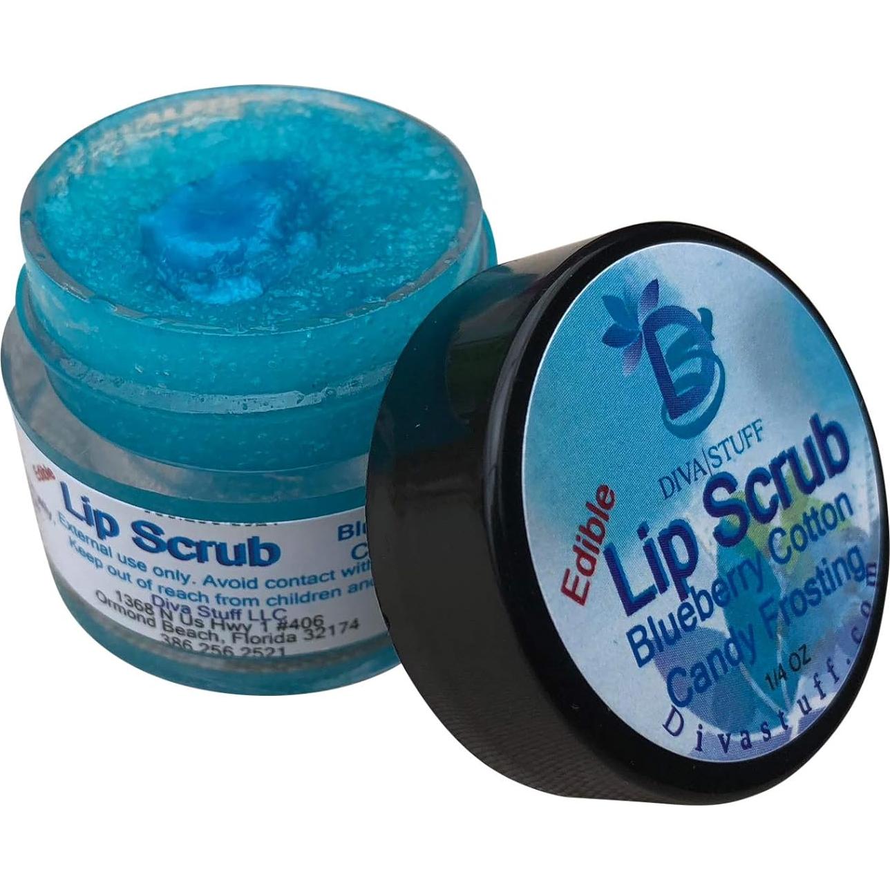 Exfoliante Labial Hidratante Diva Stuff 7g - Arándano