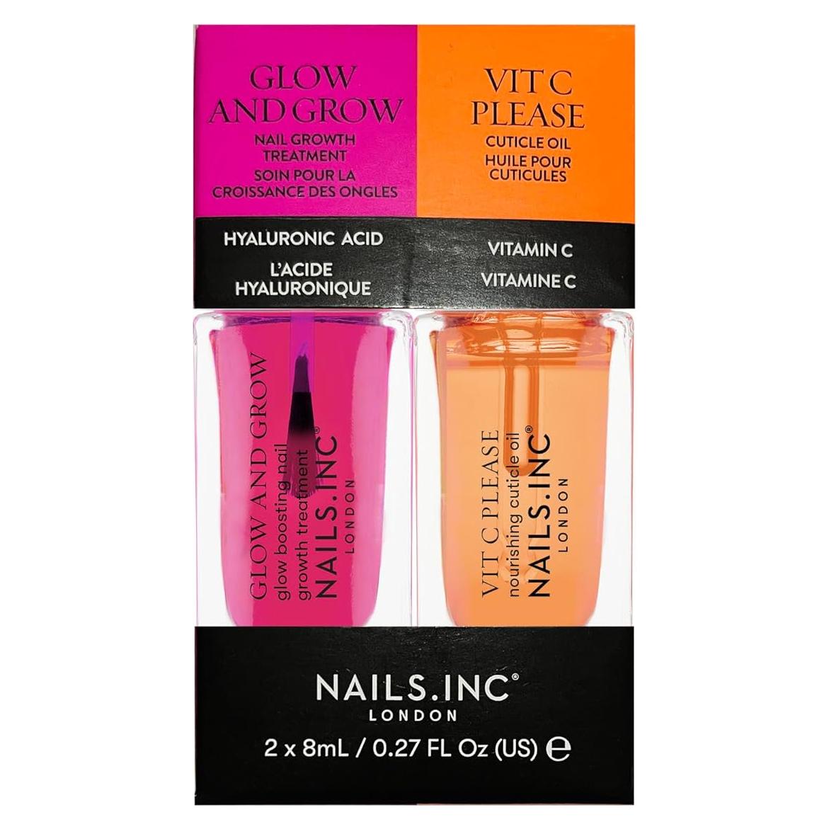 Duo Tratamiento Uñas Mini Nails.INC Glow & Grow + Vit C