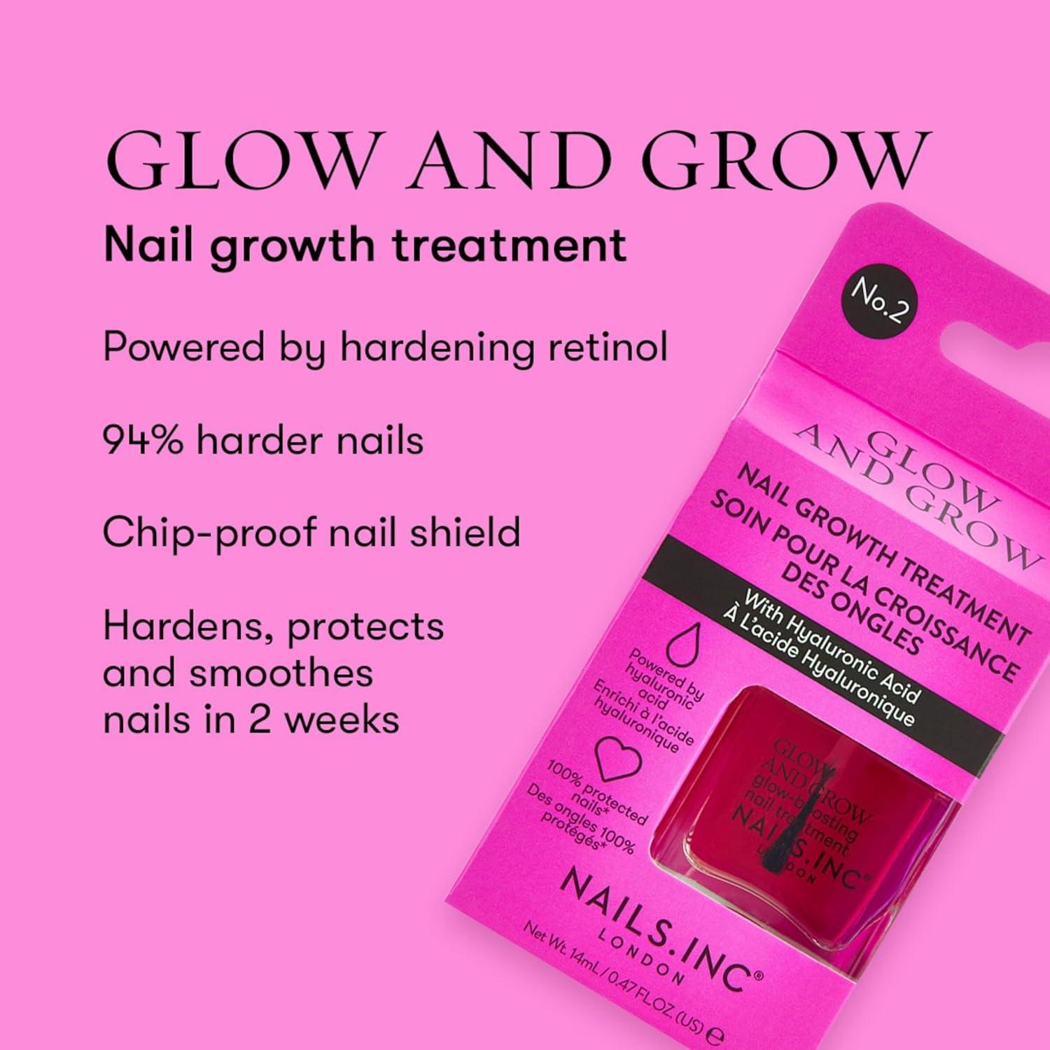 Duo Tratamiento Uñas Mini Nails.INC Glow & Grow + Vit C