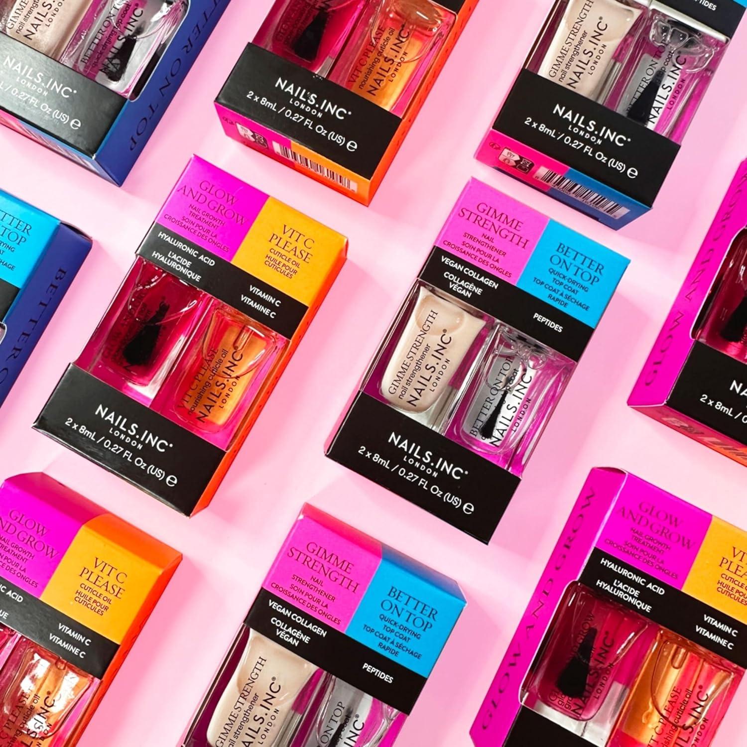 Duo Tratamiento Uñas Mini Nails.INC Glow & Grow + Vit C