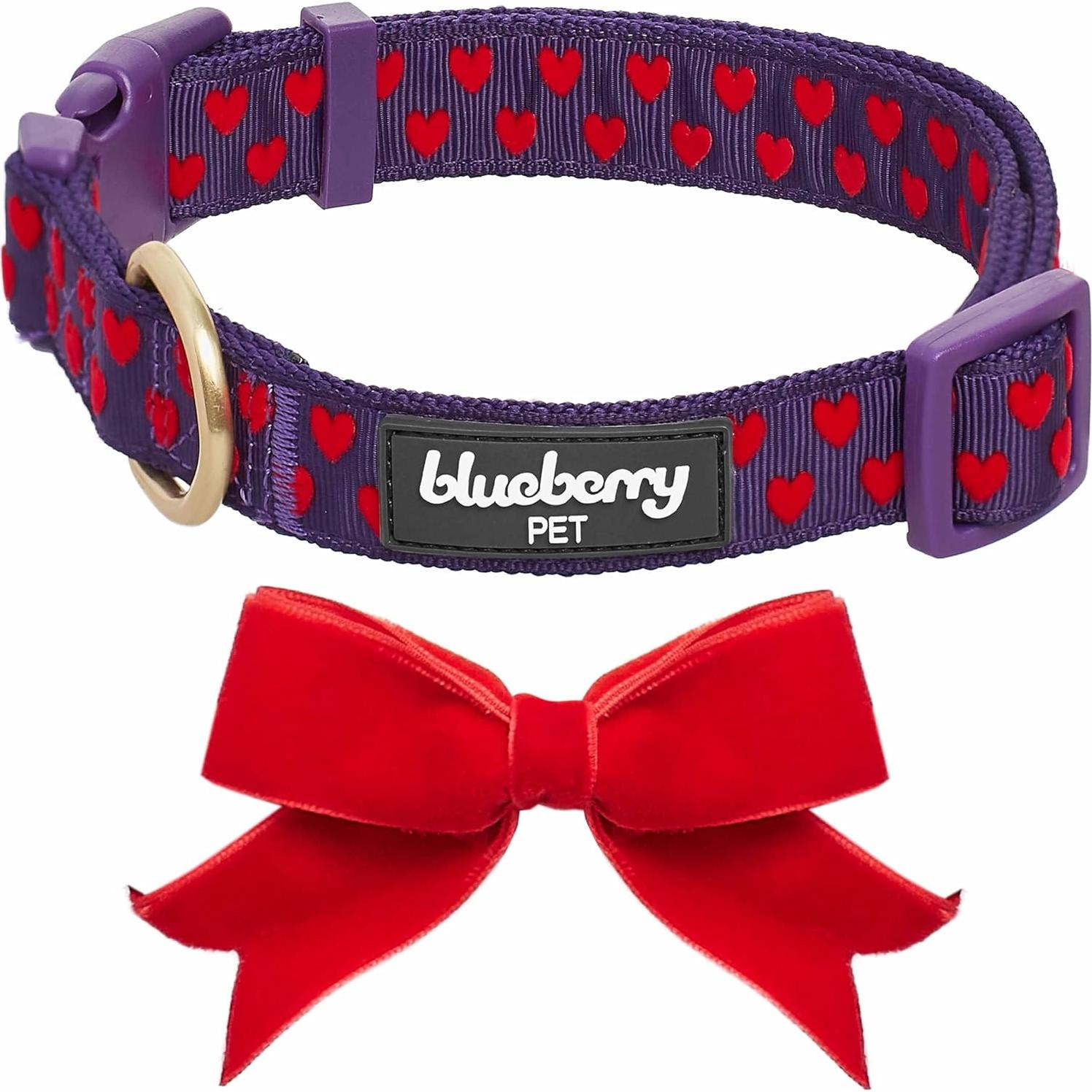 Collar Ajustable para Perro Blueberry Pet Pequeño Uva Gótica