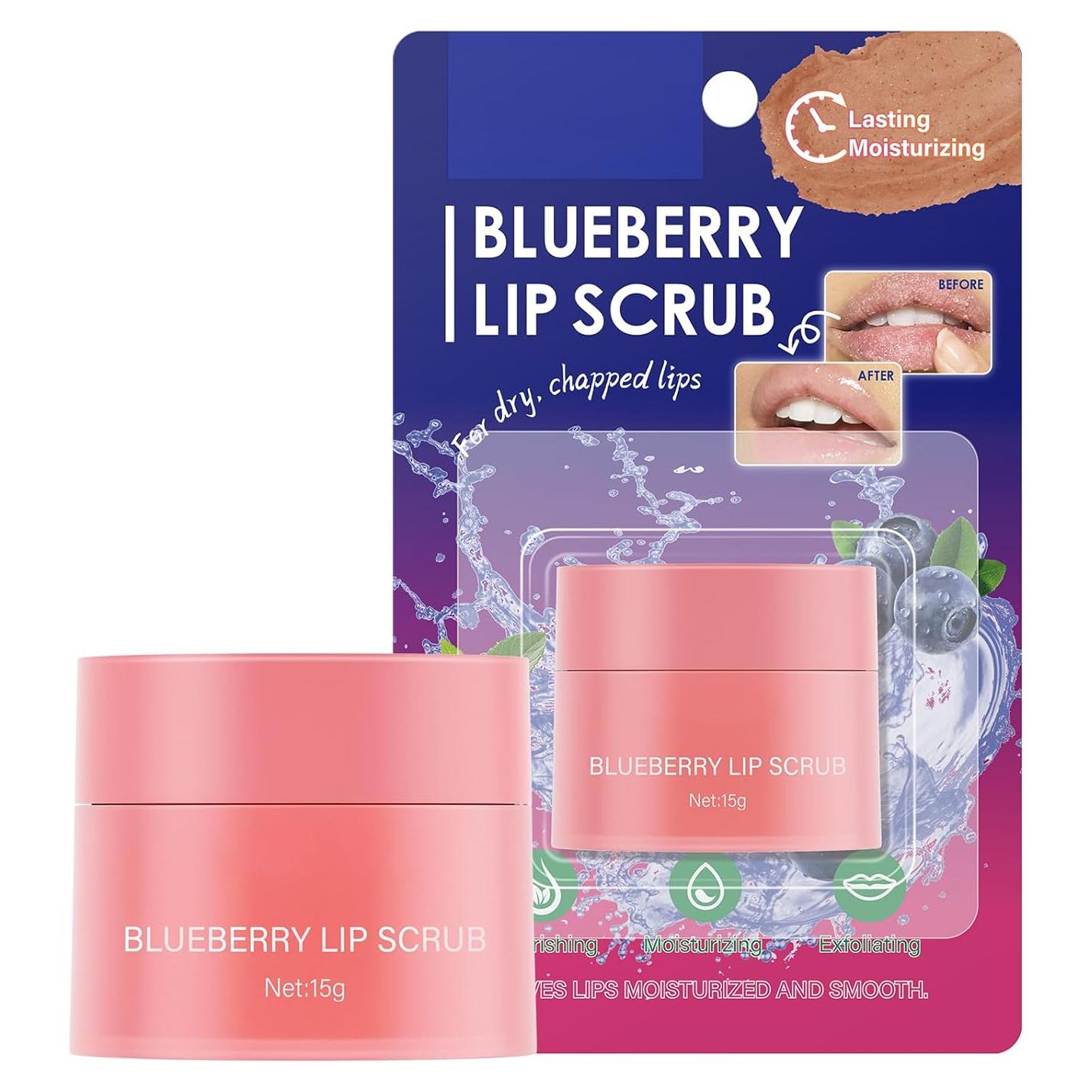 Exfoliante Labial Orgánico OUPEICHARM Arándano 40g Hidratante