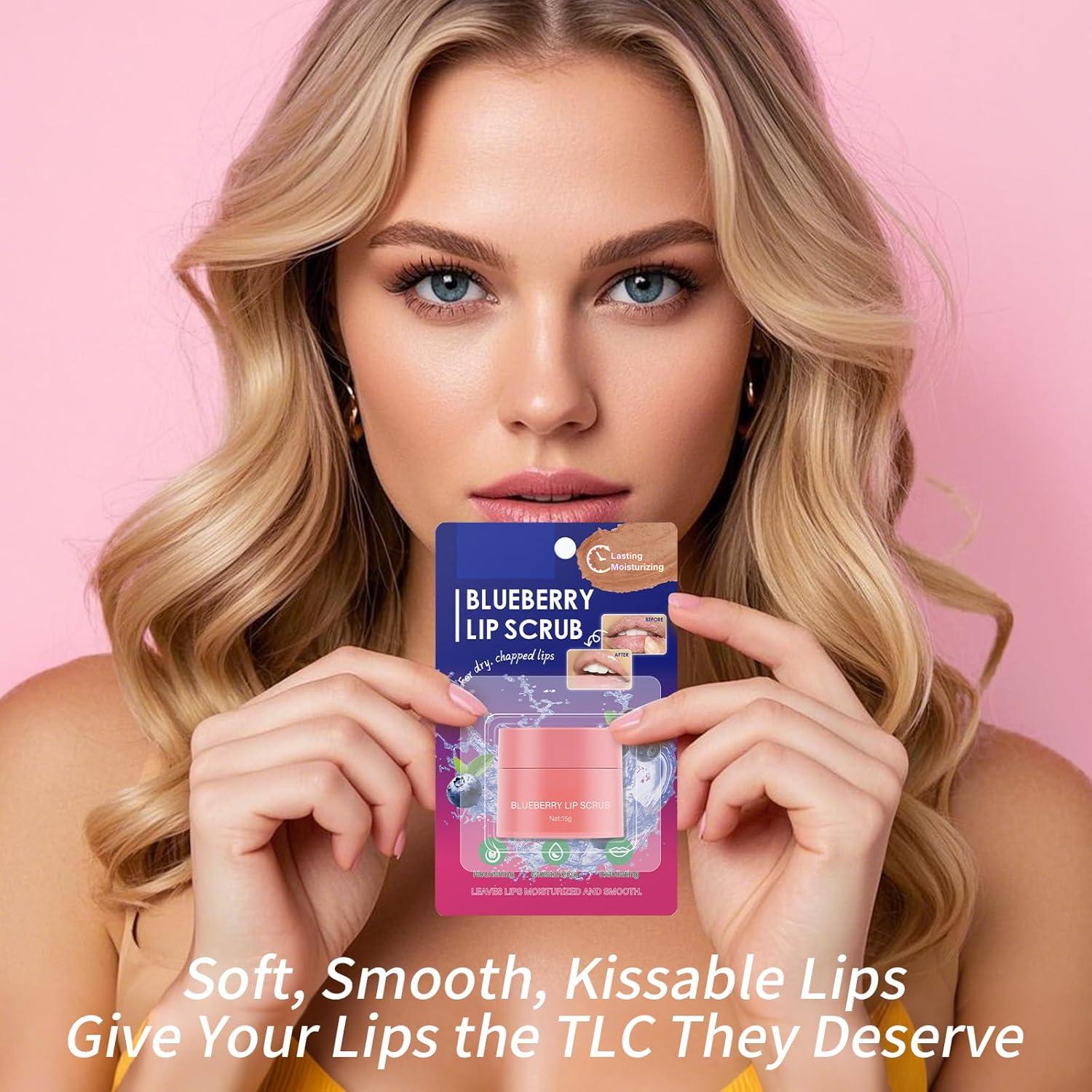 Exfoliante Labial Orgánico OUPEICHARM Arándano 40g Hidratante