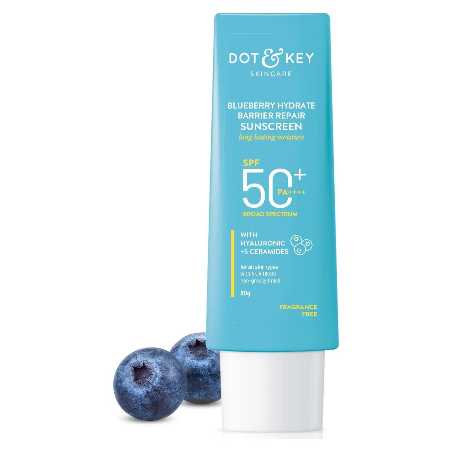 Protector Solar Hidratante Dot&Key SPF 50+ 80g Piel Seca
