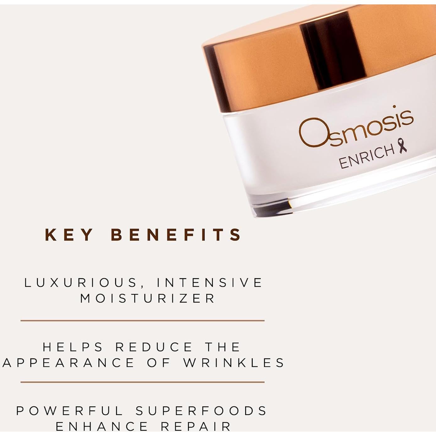 Crema Hidratante Nocturna Osmosis Enrich 28 g - Antienvejecimiento