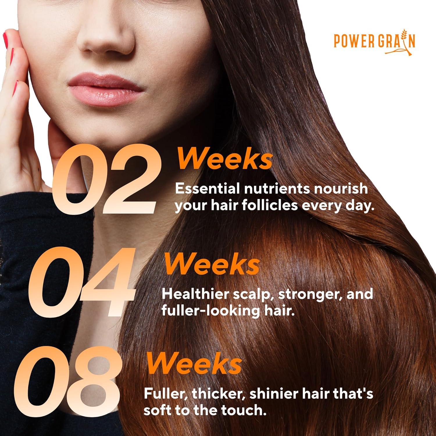 Gomitas Veganas Power Grain 5000 Mcg Biotina 219g - Cabello, Piel y Uñas