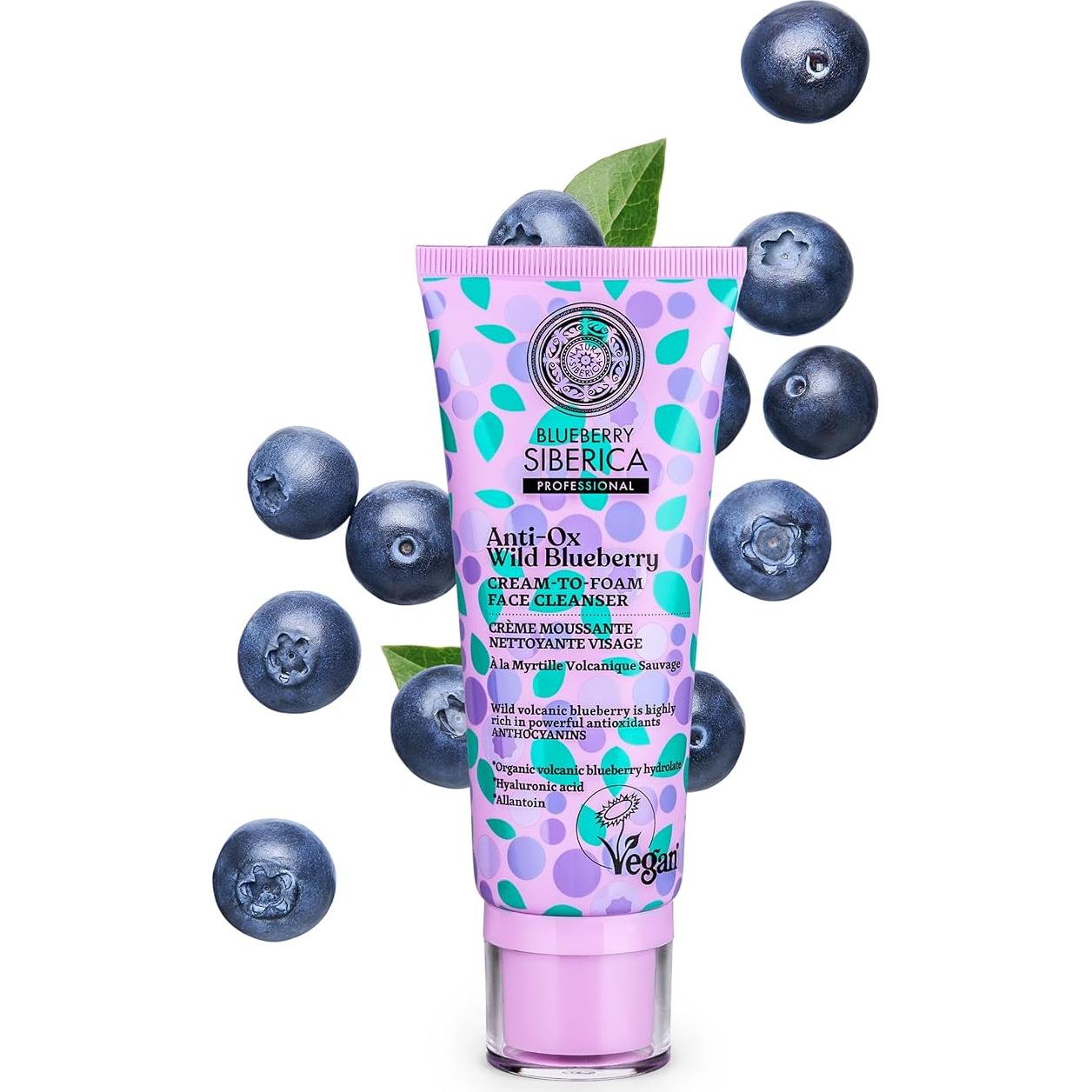 Crema Limpiadora Facial Natura Siberica 100 ml - Arándano Silvestre